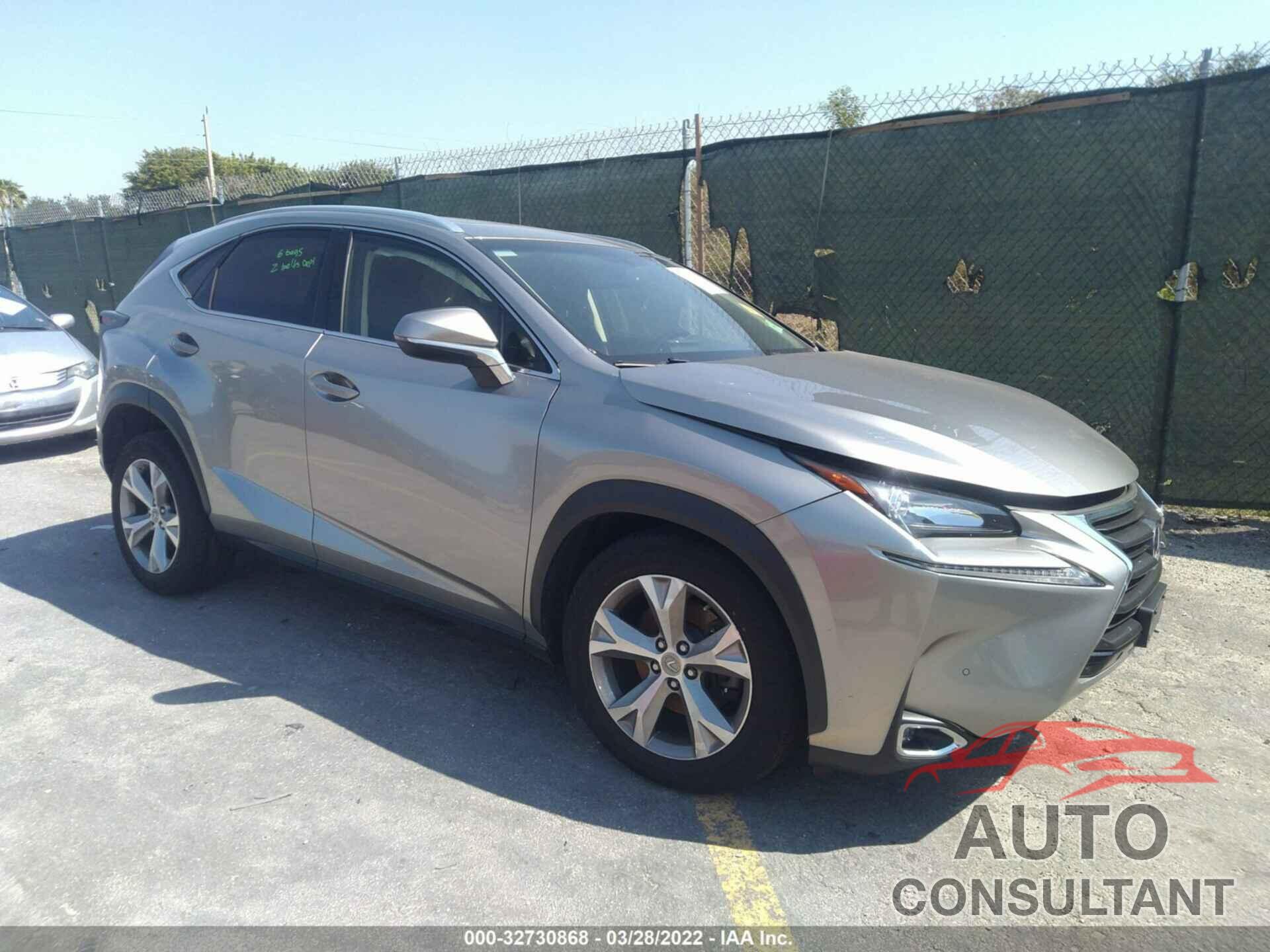 LEXUS NX 2017 - JTJBARBZXH2122092