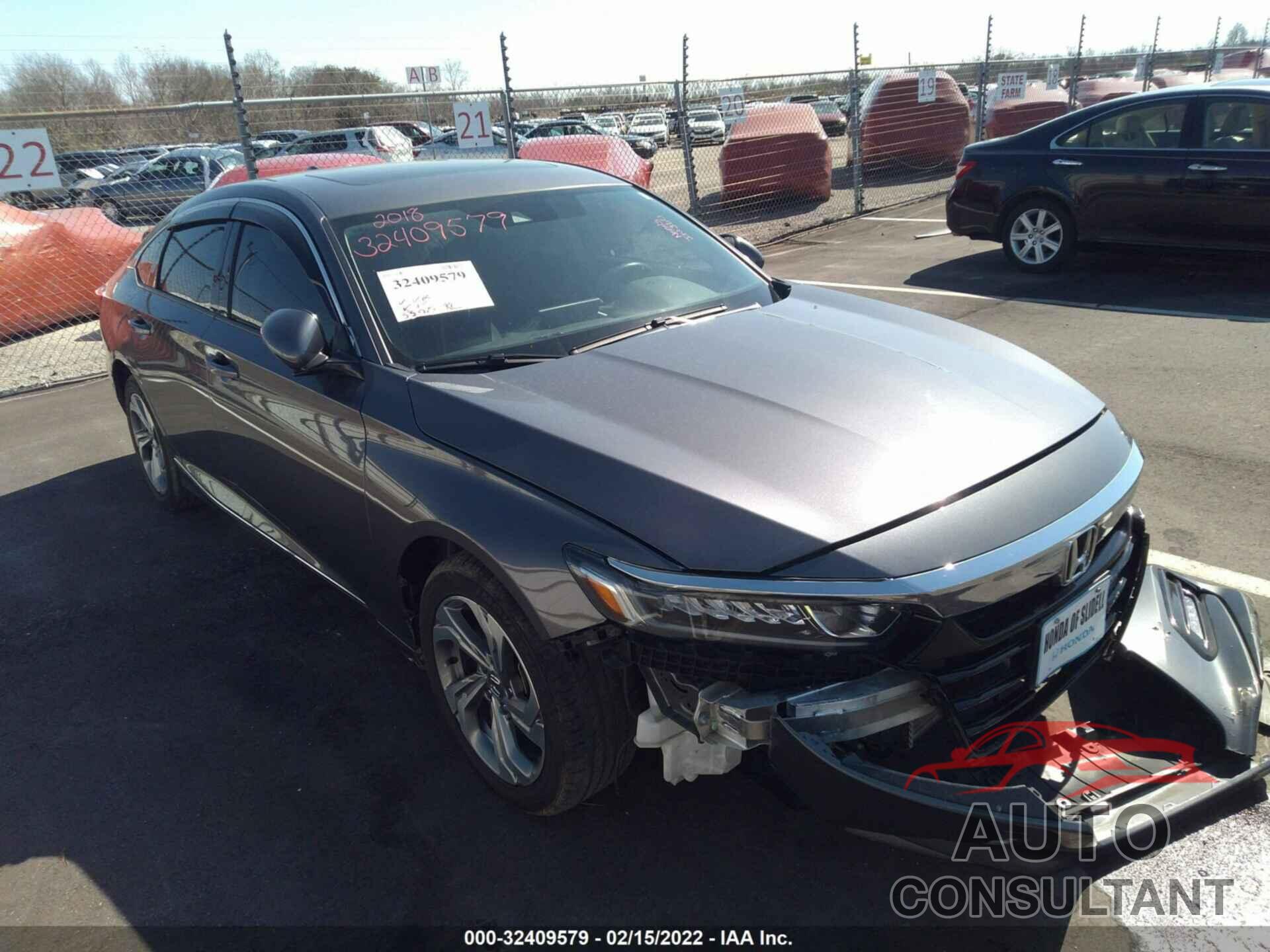 HONDA ACCORD SEDAN 2018 - 1HGCV1F55JA148276