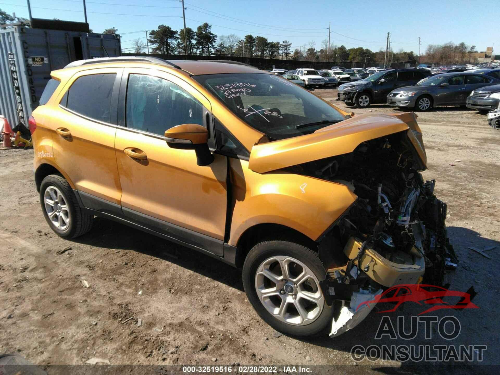 FORD ECOSPORT 2021 - MAJ6S3GL6MC401813