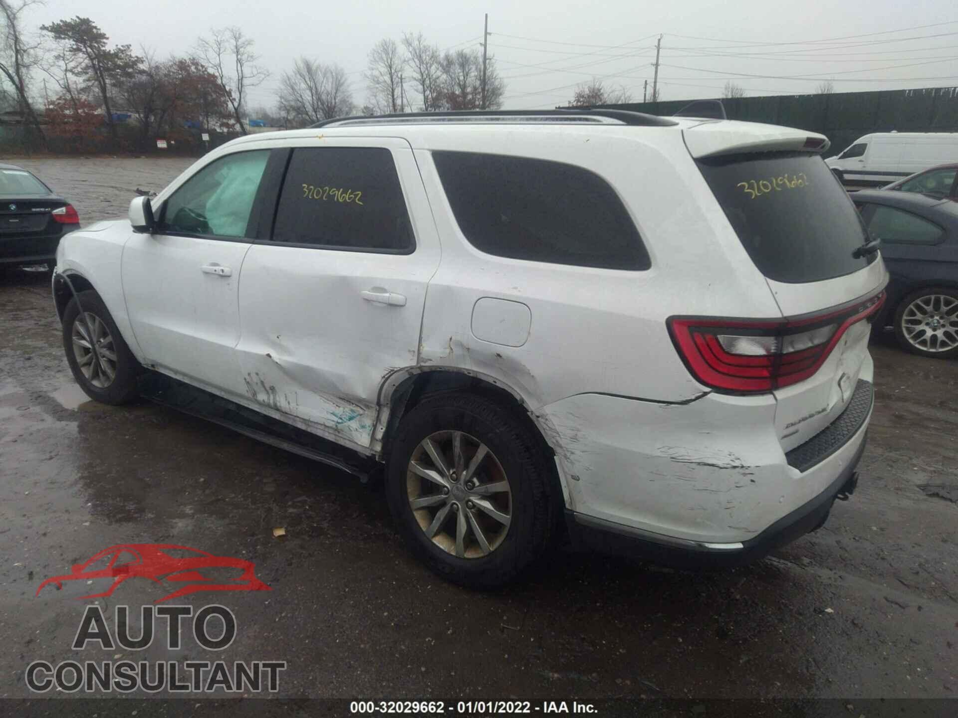 DODGE DURANGO 2017 - 1C4RDJAG4HC615349