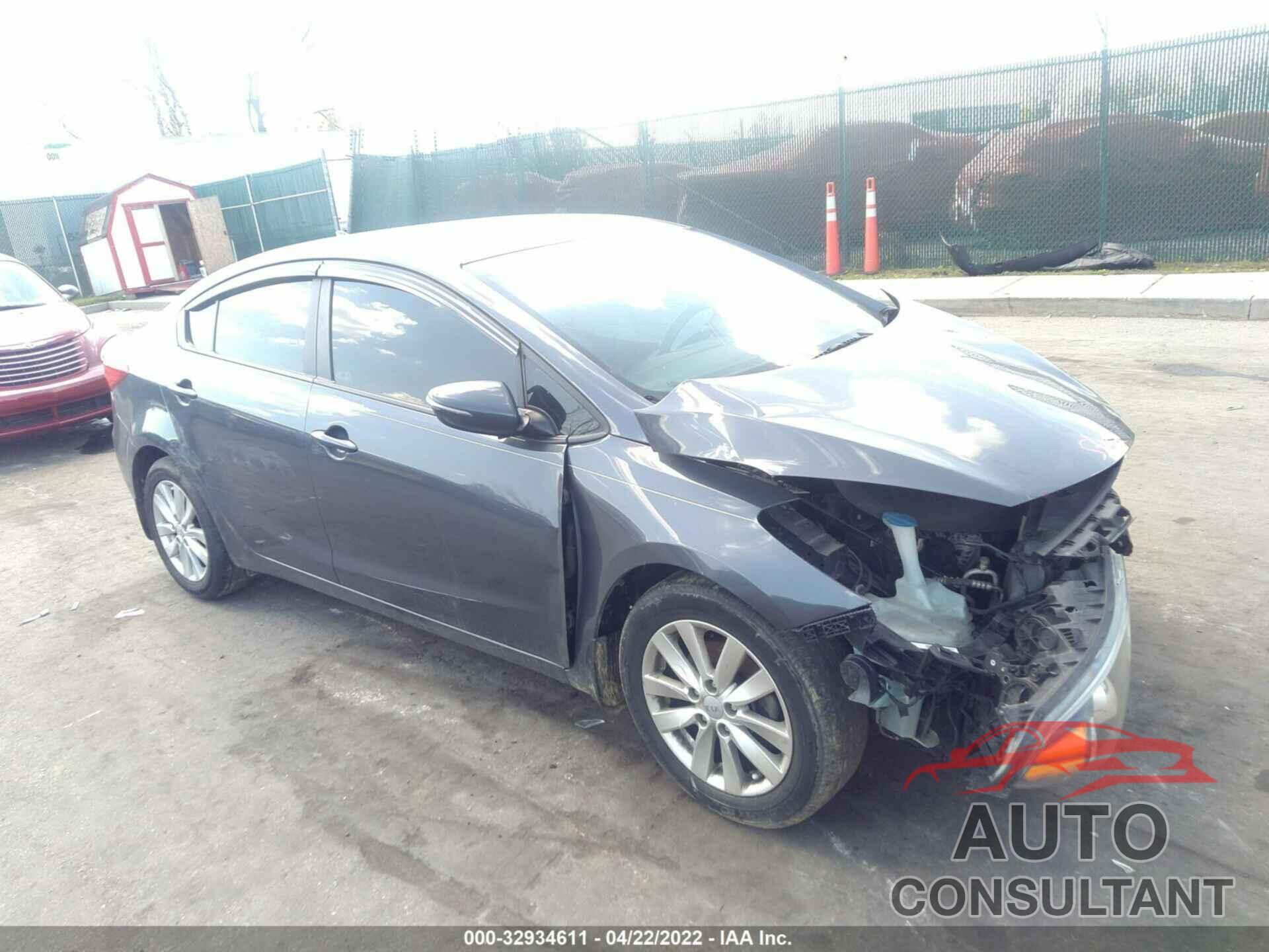 KIA FORTE 2016 - KNAFX4A67G5537488