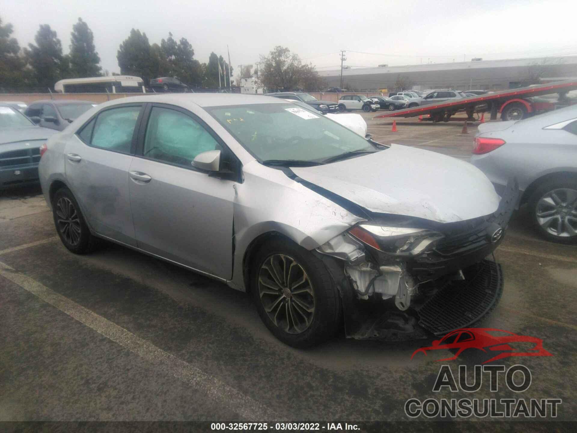 TOYOTA COROLLA 2016 - 5YFBURHE6GP436076