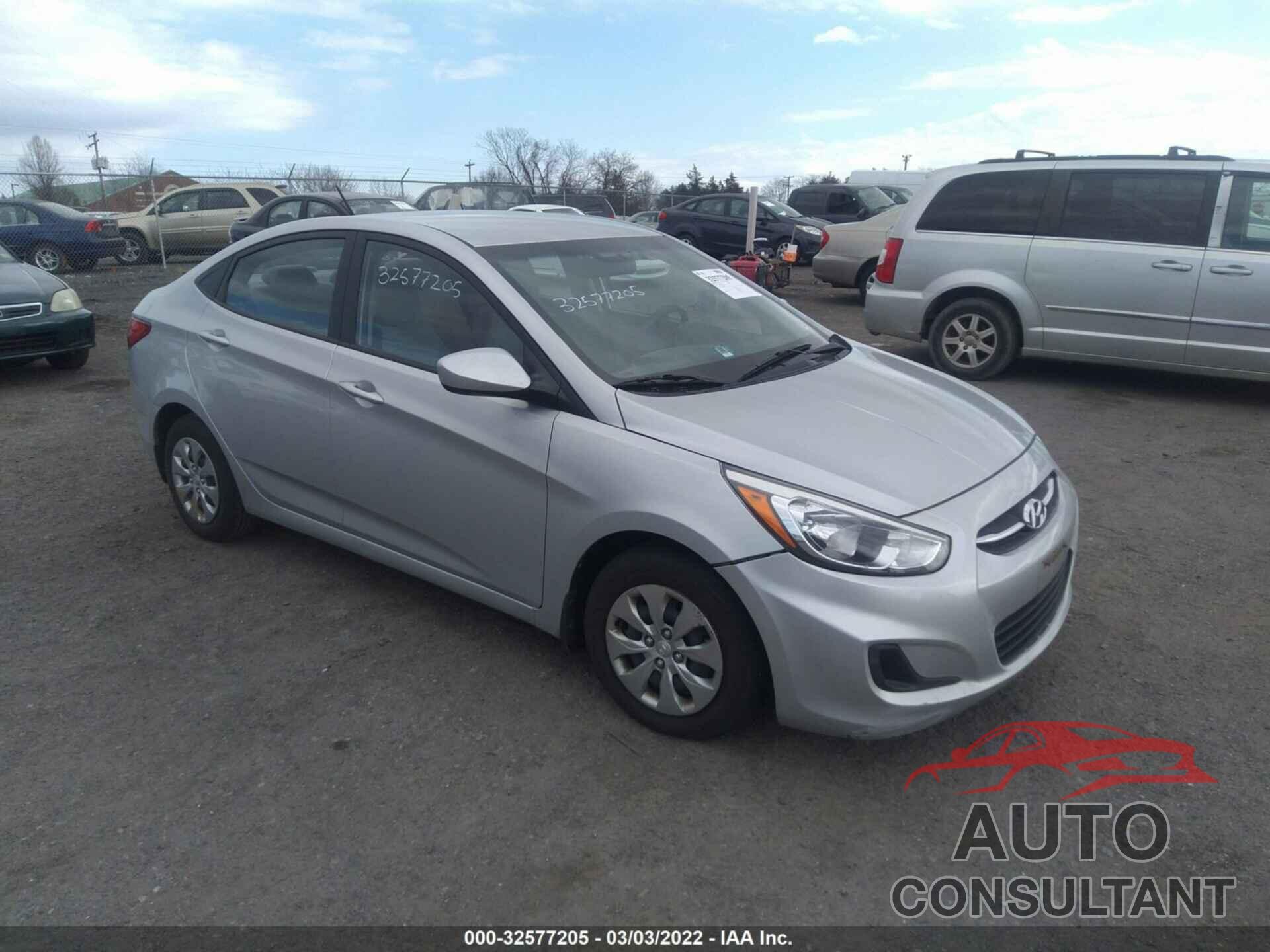 HYUNDAI ACCENT 2016 - KMHCT4AE6GU109695