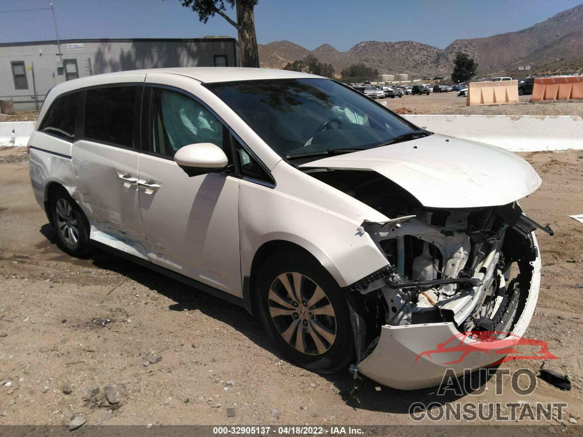 HONDA ODYSSEY 2016 - 5FNRL5H3XGB070661