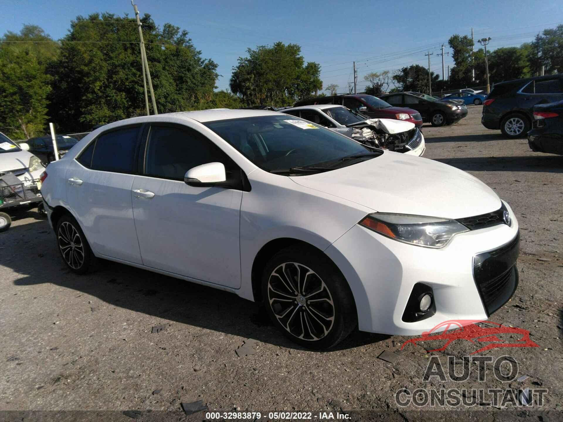 TOYOTA COROLLA 2016 - 2T1BURHE0GC485449