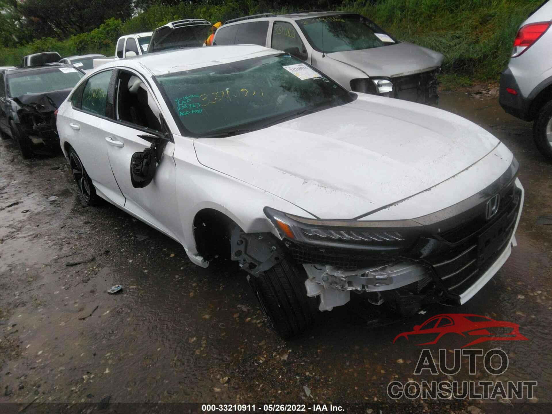 HONDA ACCORD SEDAN 2022 - 1HGCV1F3XNA038196