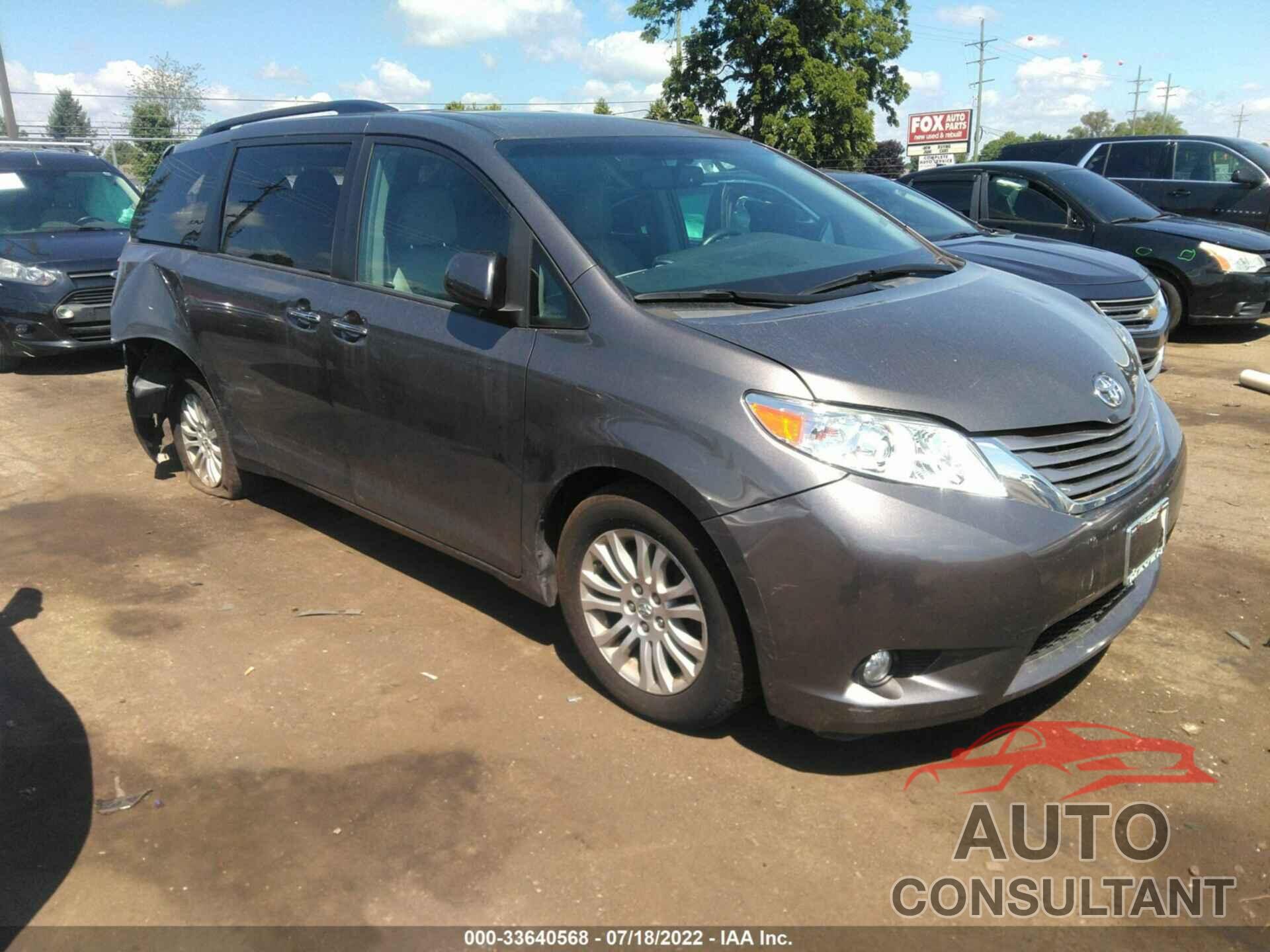 TOYOTA SIENNA 2017 - 5TDYZ3DC2HS858237