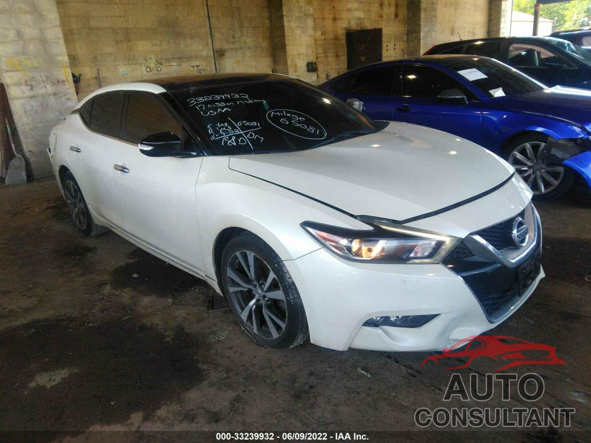 NISSAN MAXIMA 2017 - 1N4AA6AP2HC428541