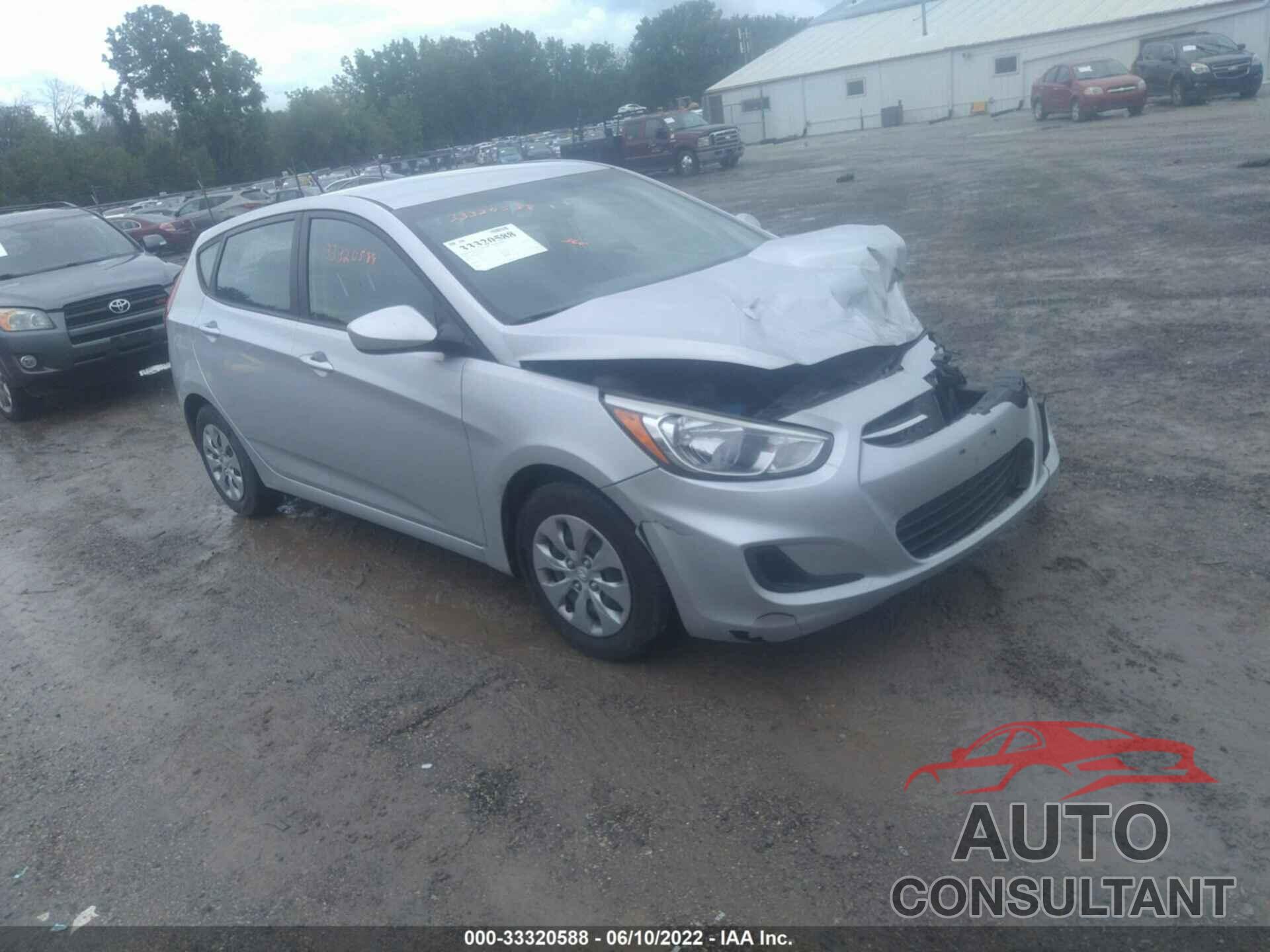 HYUNDAI ACCENT 2017 - KMHCT5AE8HU313132