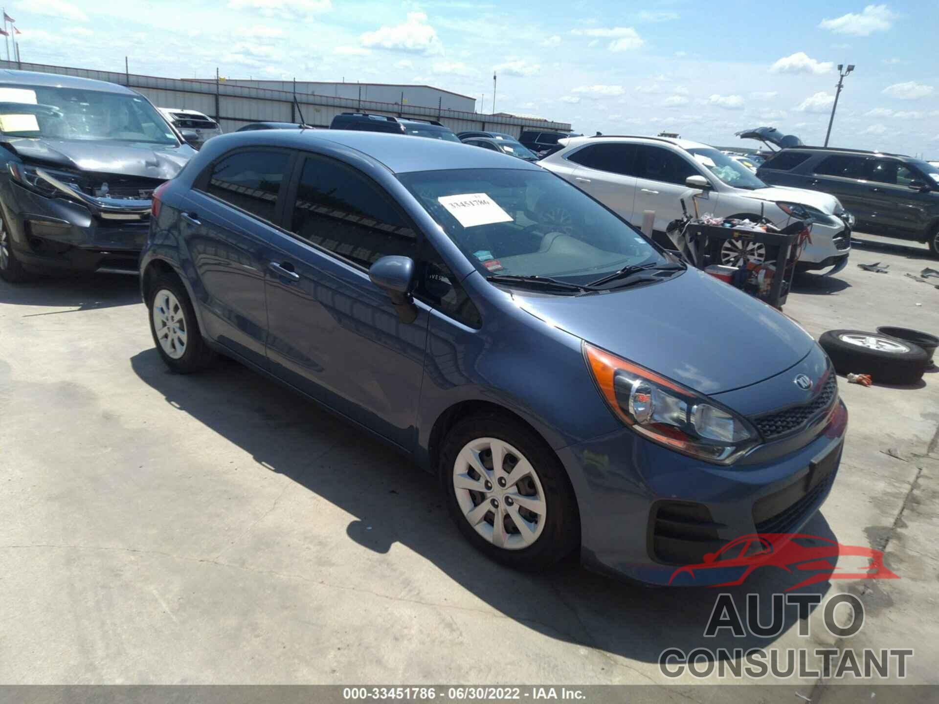 KIA RIO 2016 - KNADM5A36G6666070