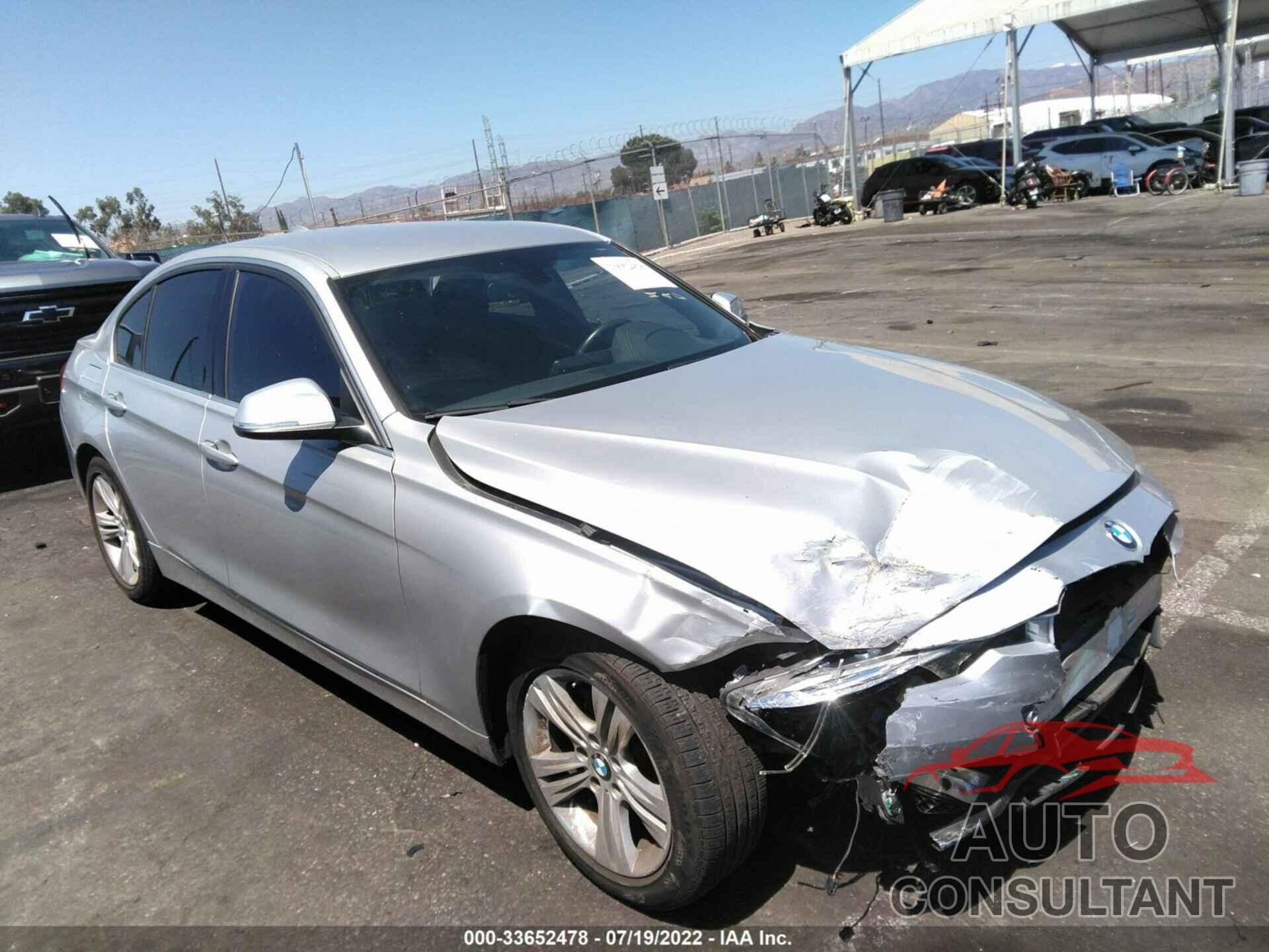 BMW 3 SERIES 2018 - WBA8B9G56JNU96488