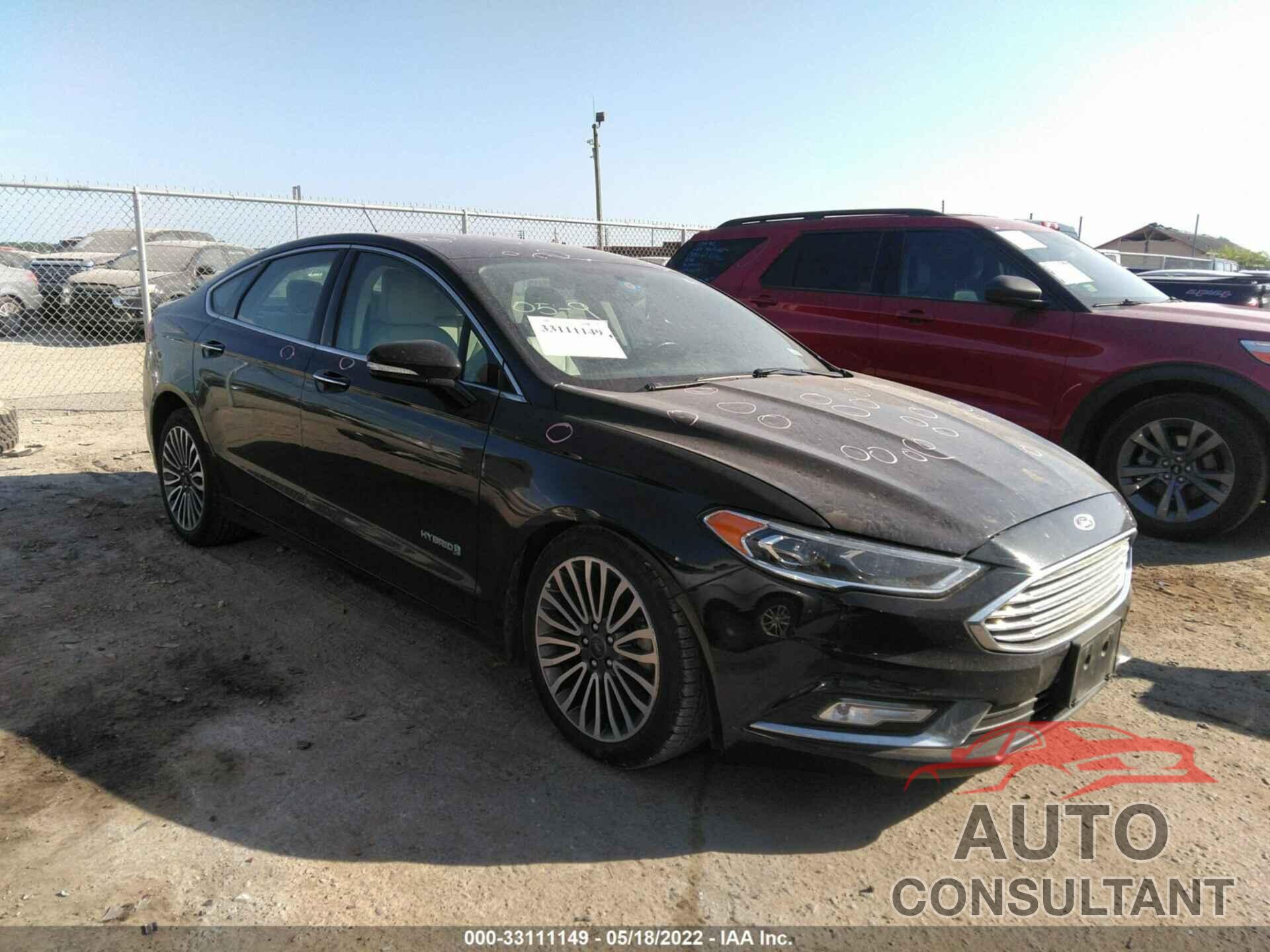 FORD FUSION HYBRID 2018 - 3FA6P0RU9JR140907