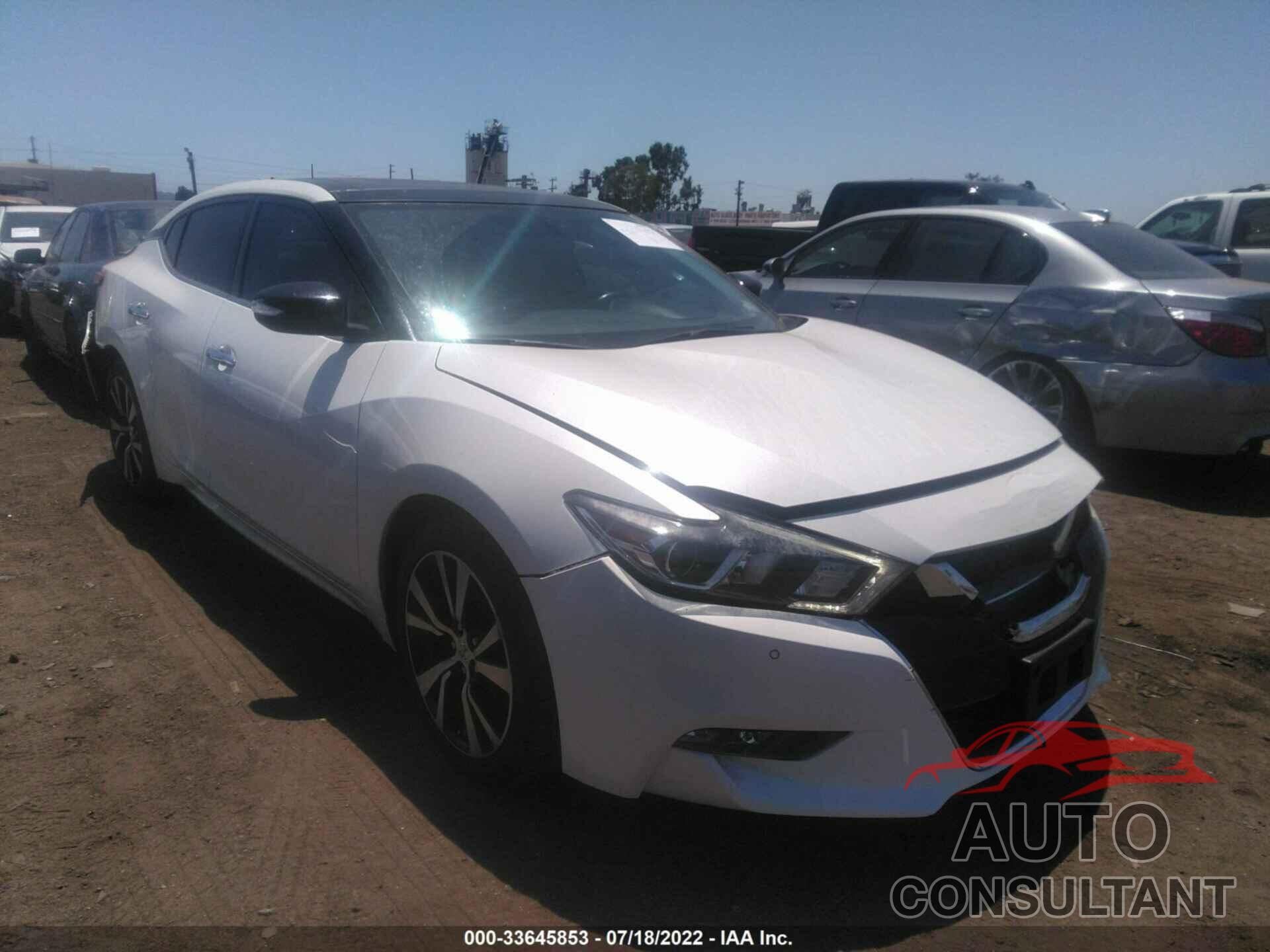 NISSAN MAXIMA 2018 - 1N4AA6AP0JC374677