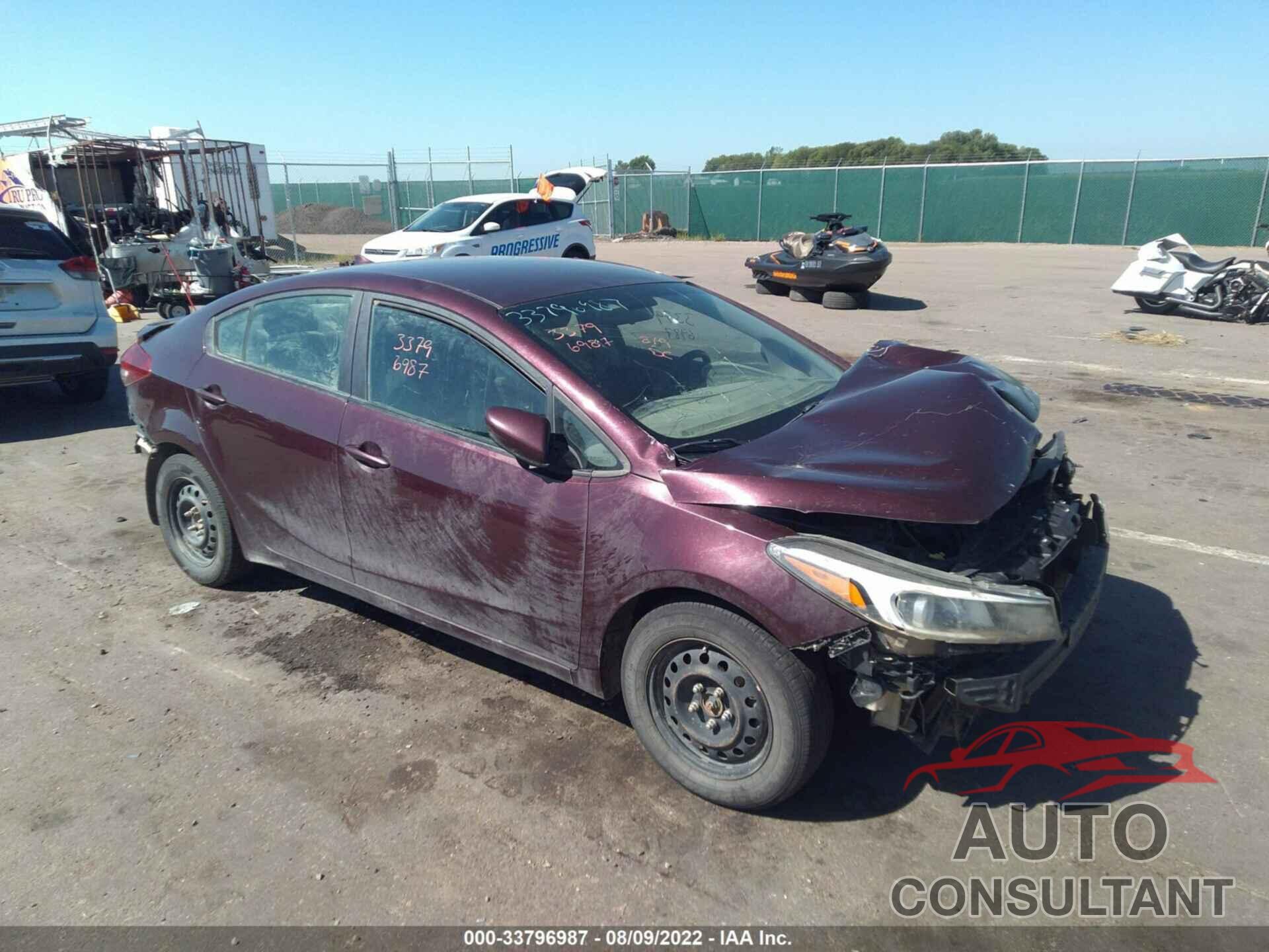 KIA FORTE 2017 - 3KPFK4A71HE134784