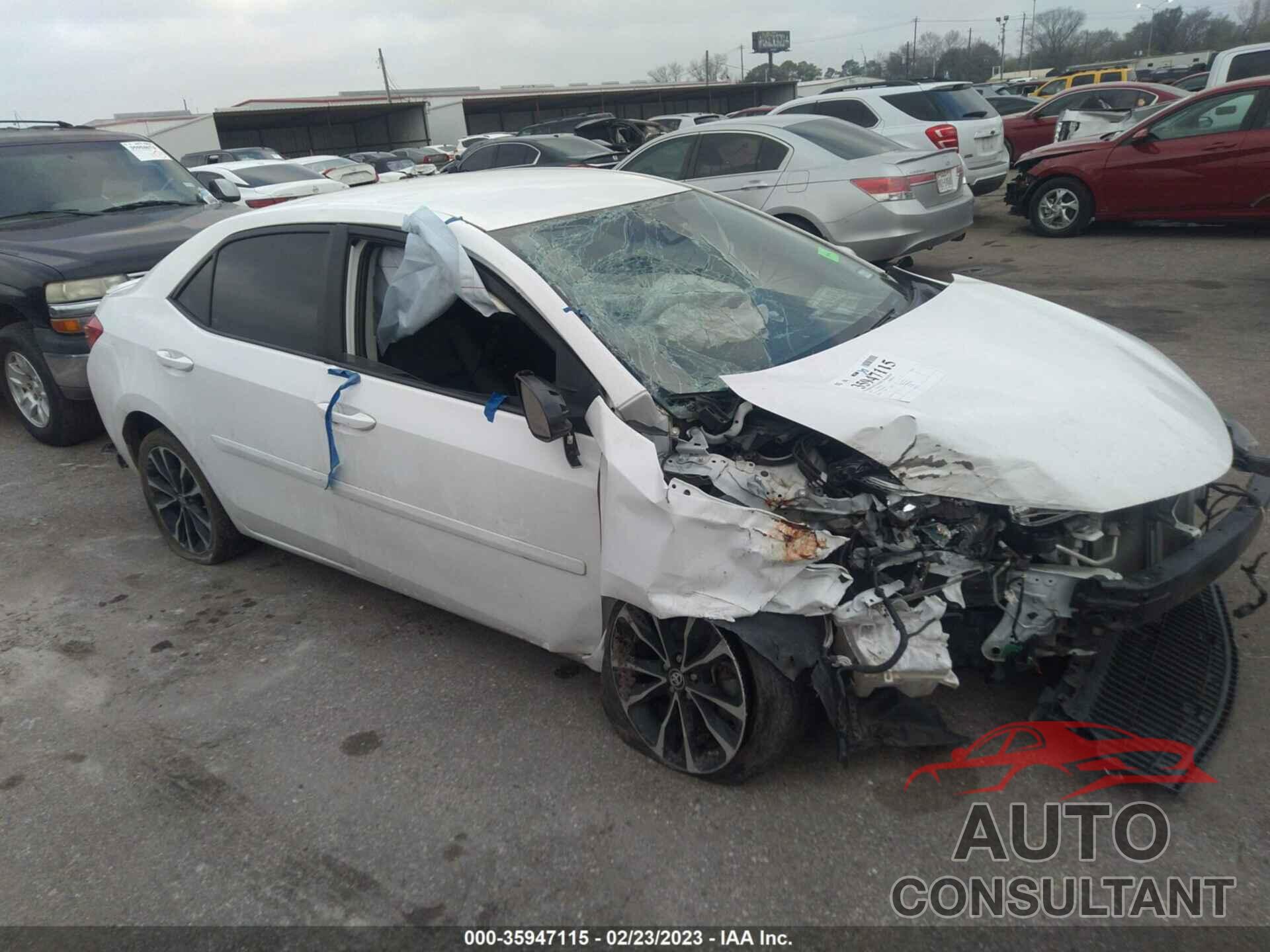 TOYOTA COROLLA 2017 - 2T1BURHE4HC747992