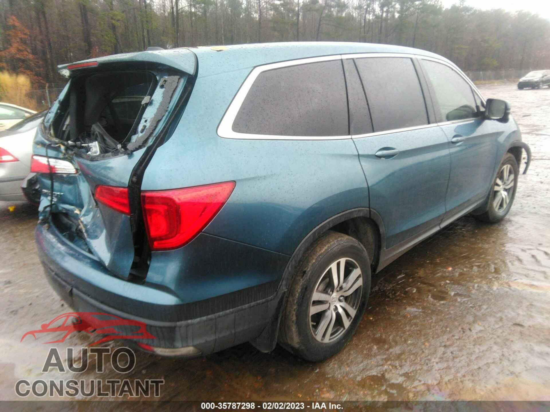 HONDA PILOT 2017 - 5FNYF5H33HB036954