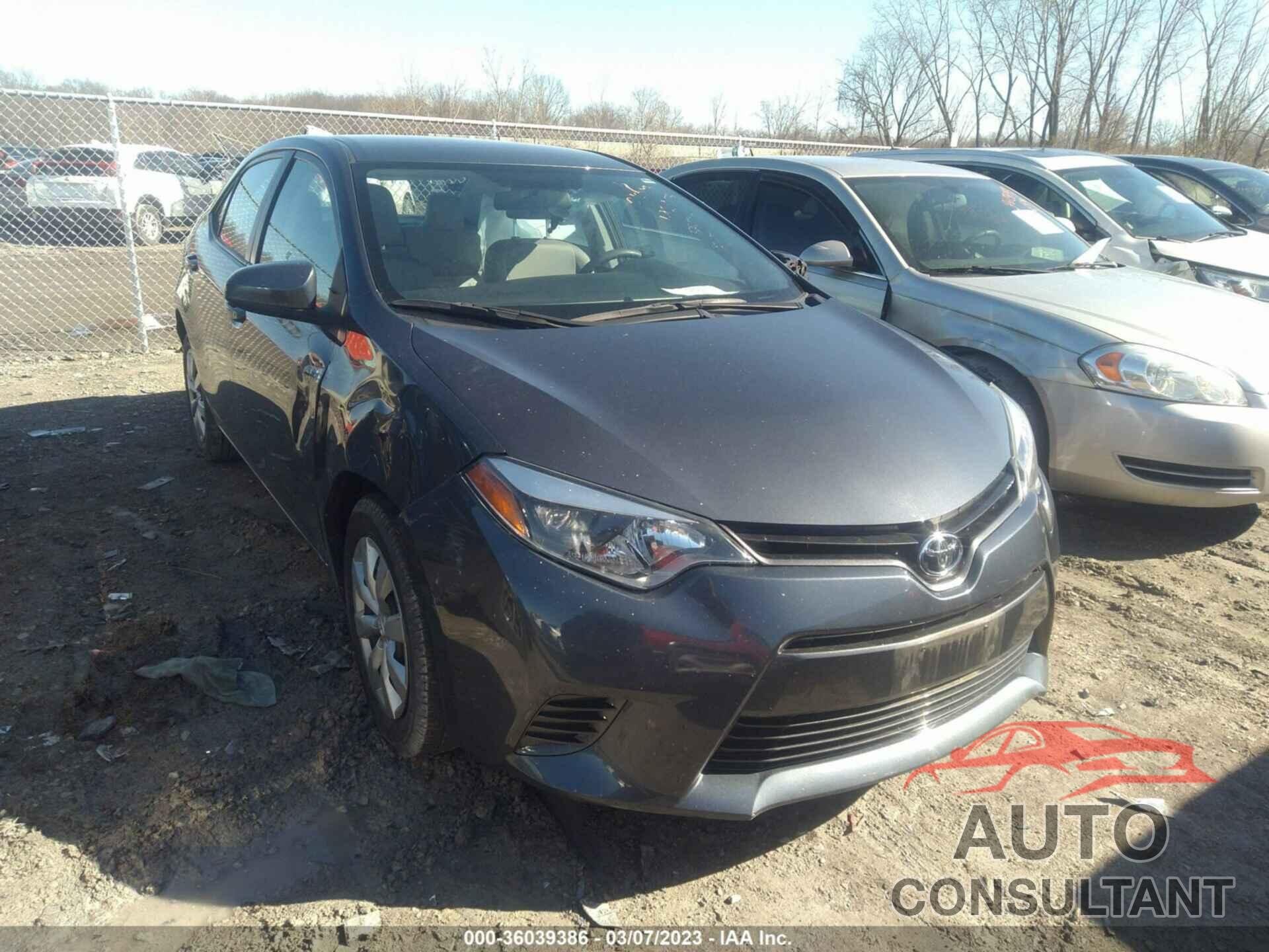 TOYOTA COROLLA 2016 - 5YFBURHE6GP551325