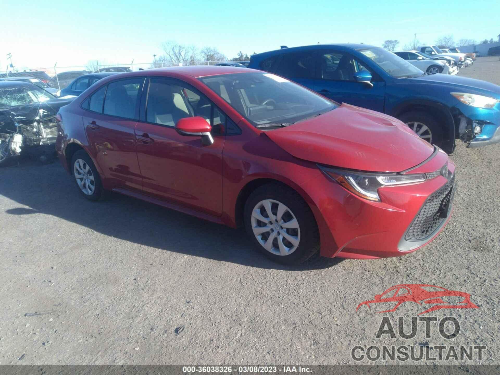 TOYOTA COROLLA 2020 - JTDEPRAE1LJ001575