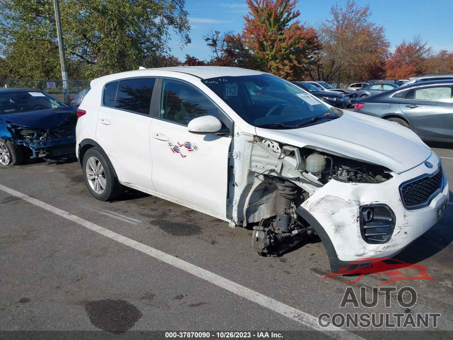 KIA SPORTAGE 2019 - KNDPMCACXK7491118