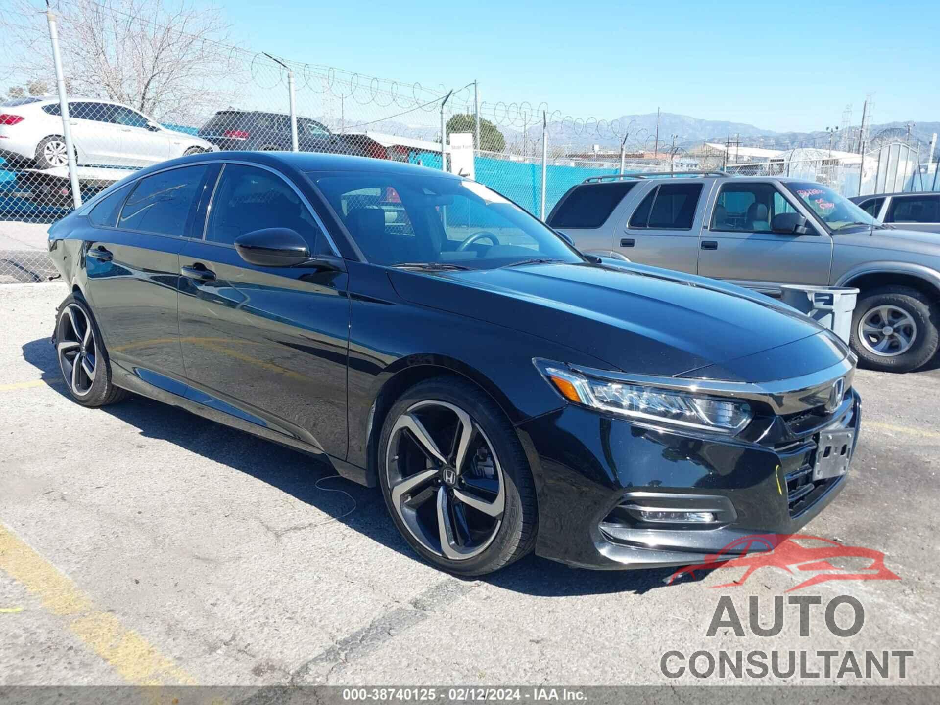 HONDA ACCORD 2018 - 1HGCV1F38JA198989