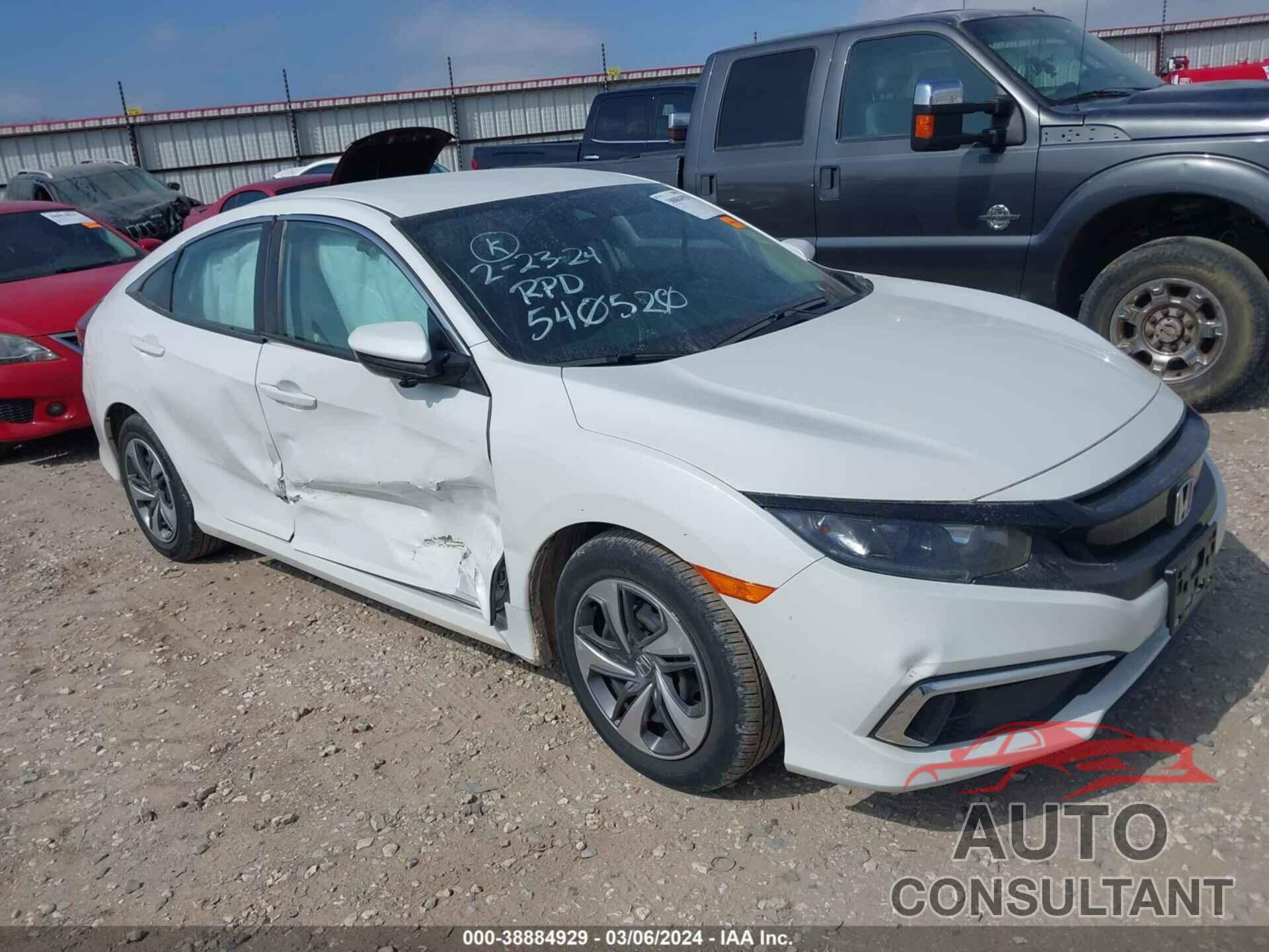 HONDA CIVIC 2019 - 2HGFC2F65KH540520