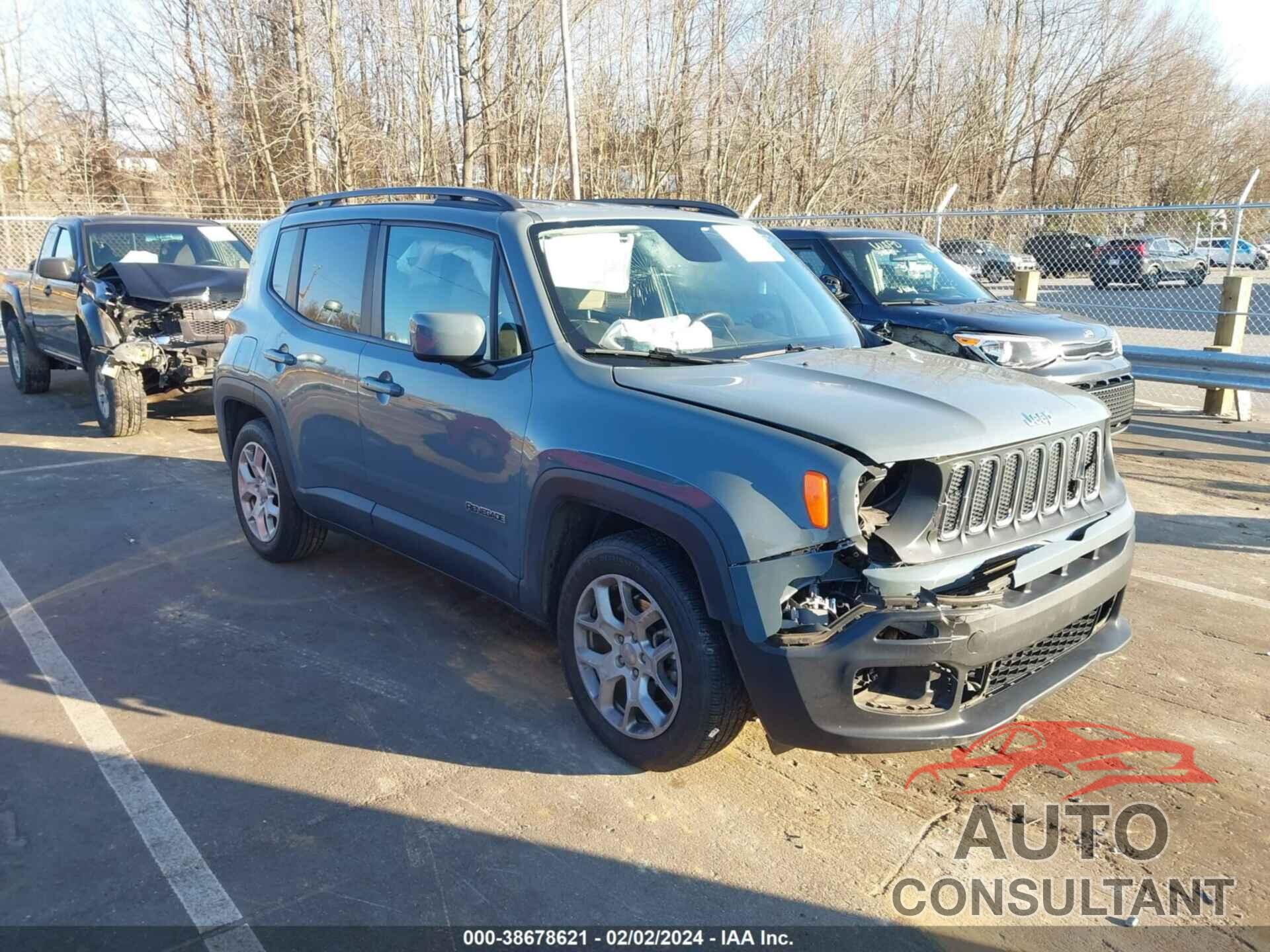 JEEP RENEGADE 2018 - ZACCJABB5JPH53615