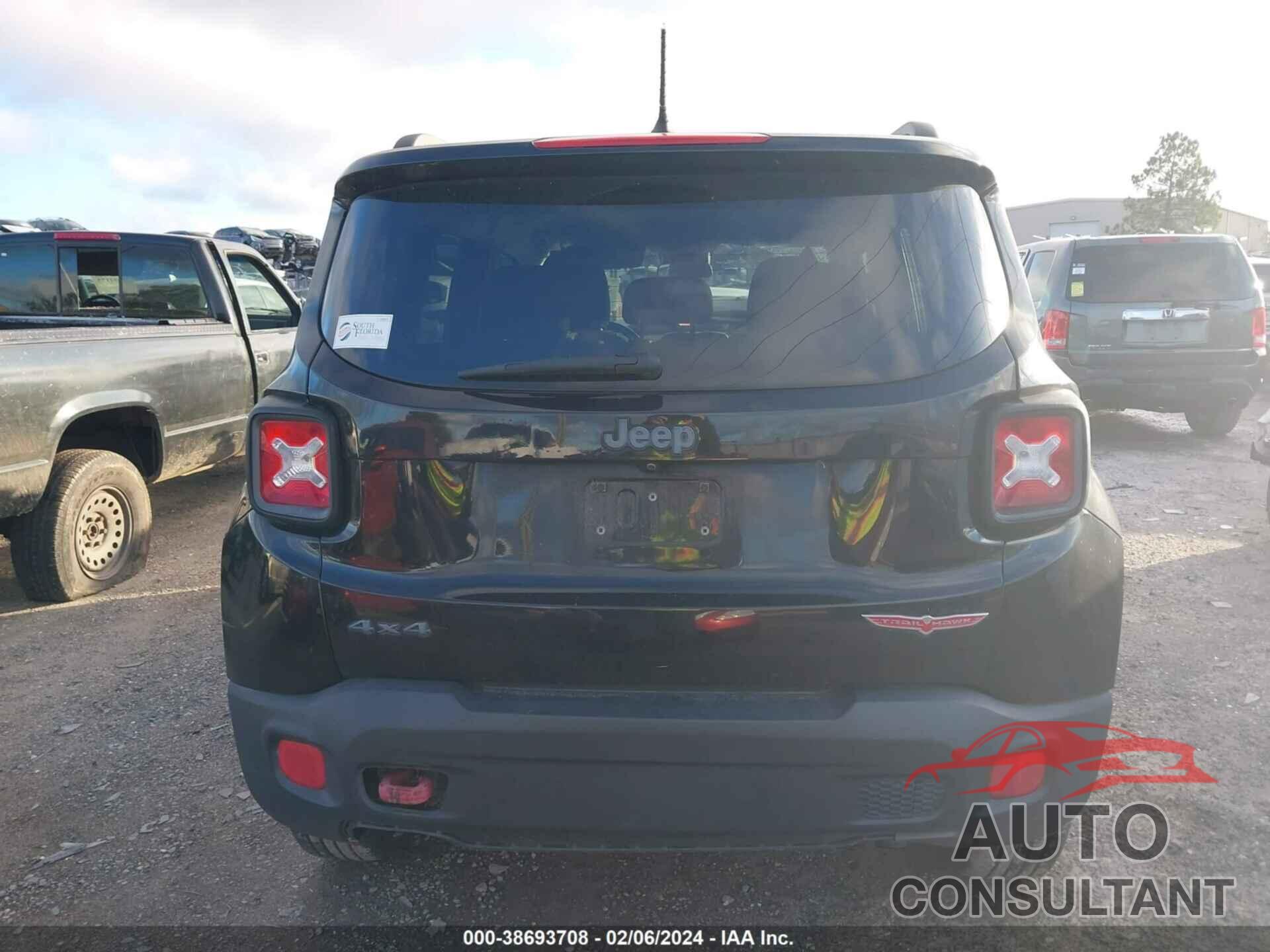 JEEP RENEGADE 2016 - ZACCJBCT3GPD07498