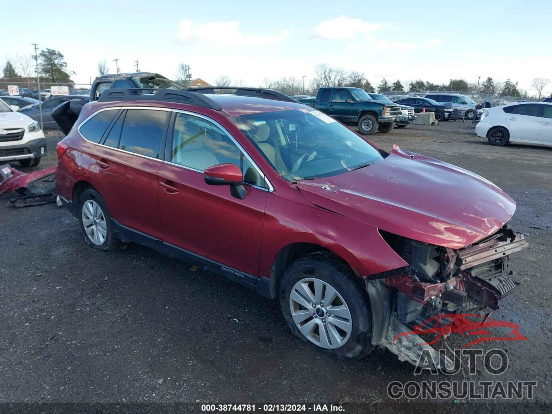 SUBARU OUTBACK 2018 - 4S4BSAFC1J3326816