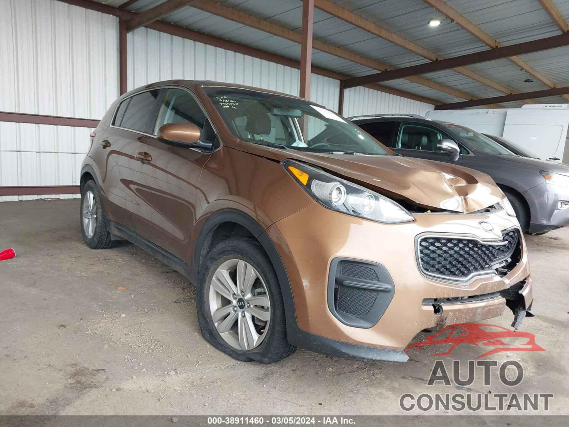 KIA SPORTAGE 2019 - KNDPM3AC7K7545118
