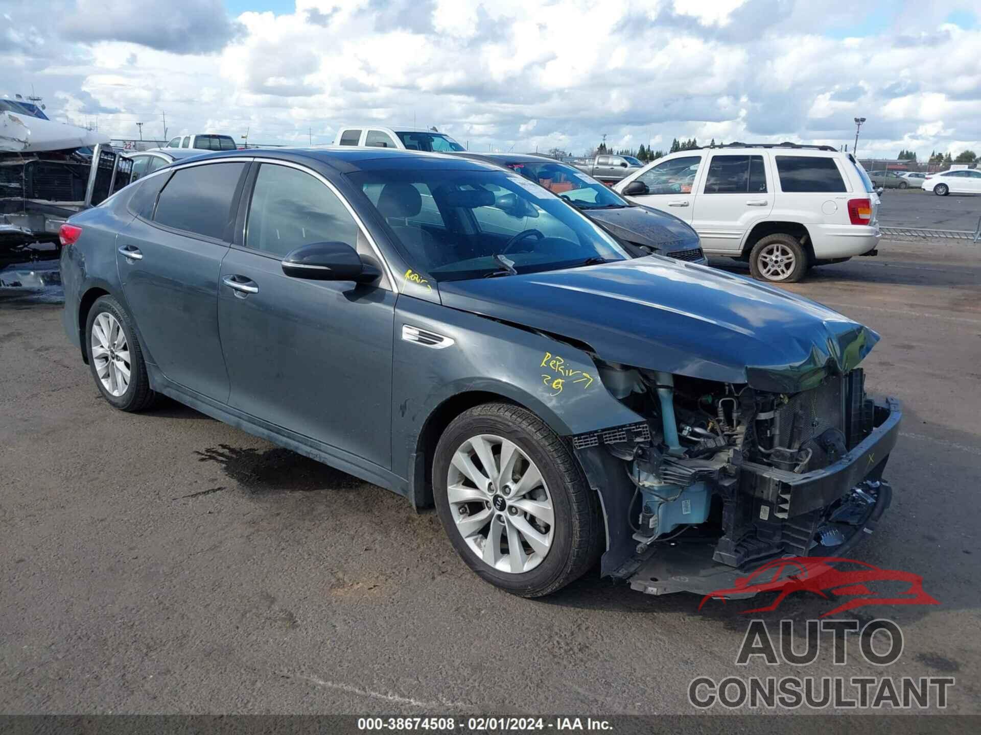 KIA OPTIMA 2016 - 5XXGU4L38GG058544