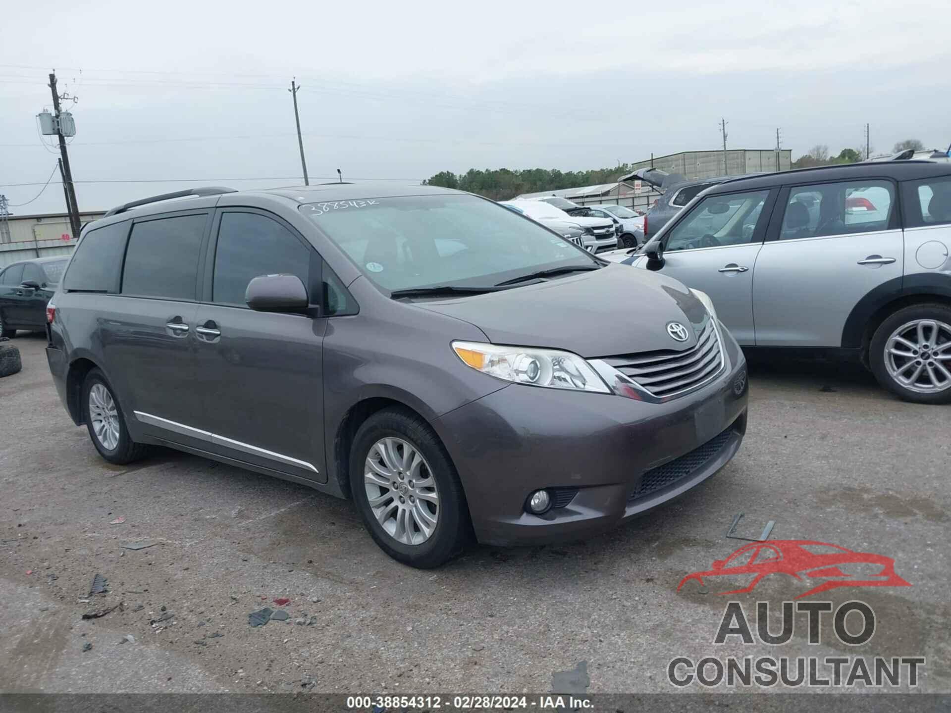 TOYOTA SIENNA 2016 - 5TDYK3DC2GS732494