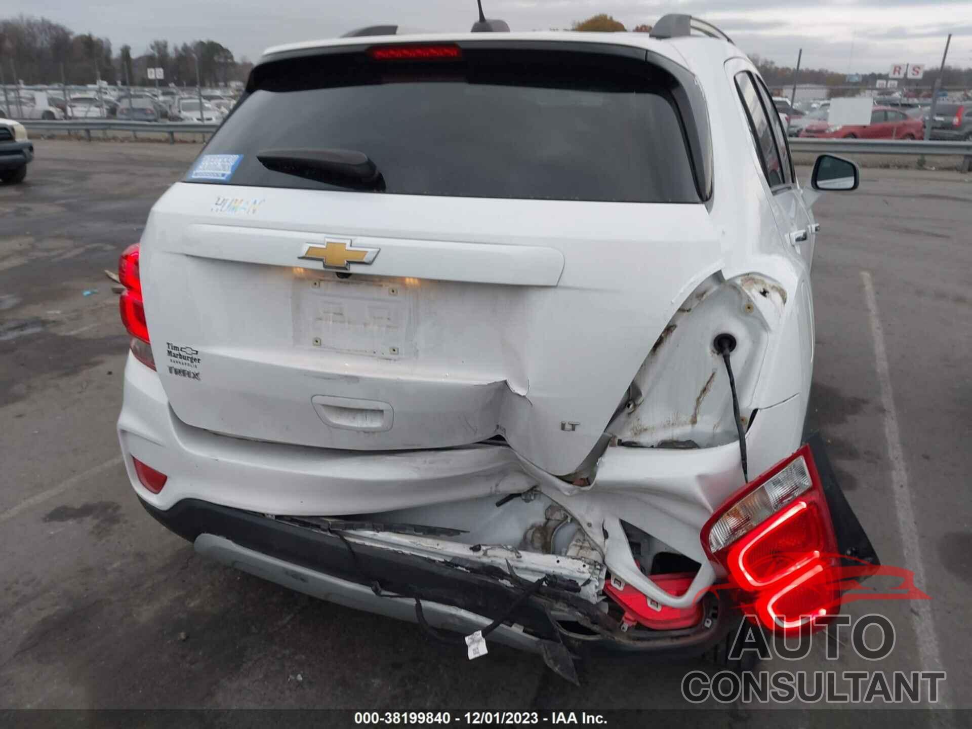 CHEVROLET TRAX 2019 - KL7CJLSB3KB934328