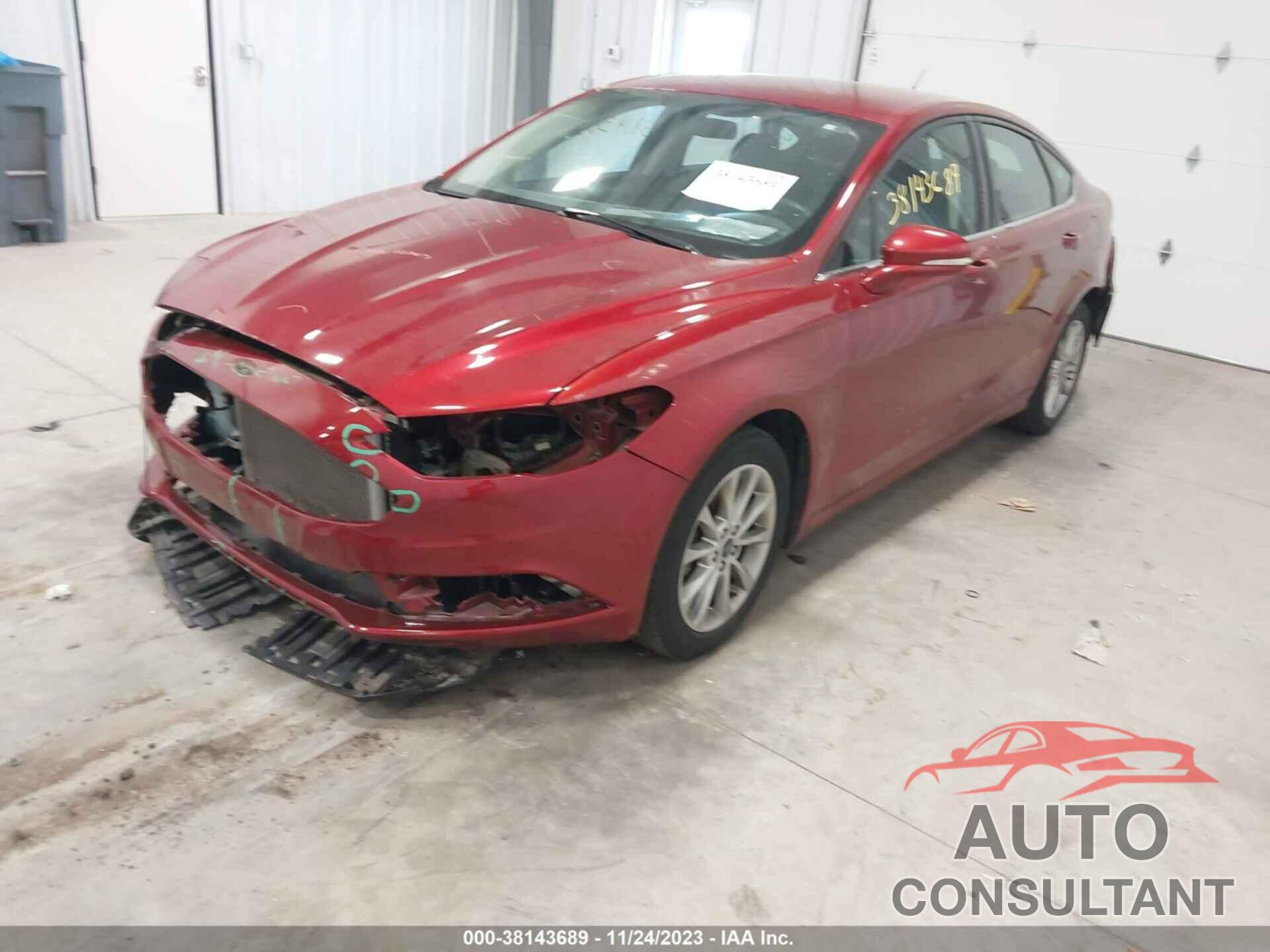 FORD FUSION 2017 - 3FA6P0H71HR200989