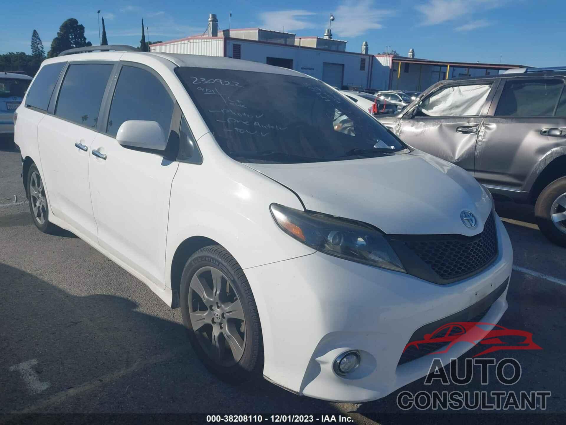 TOYOTA SIENNA 2017 - 5TDXZ3DC8HS895501