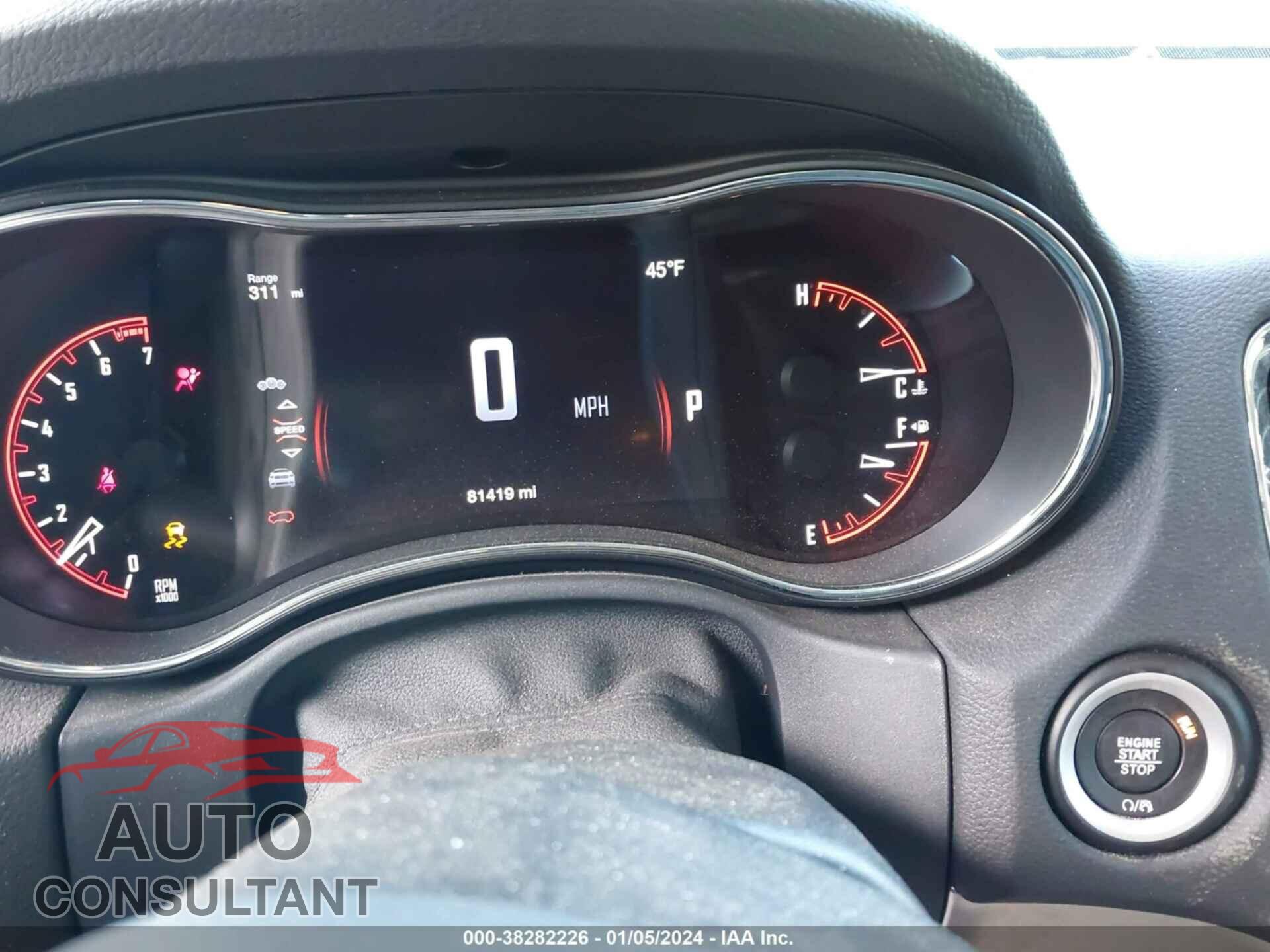 DODGE DURANGO 2017 - 1C4RDJAG0HC680943