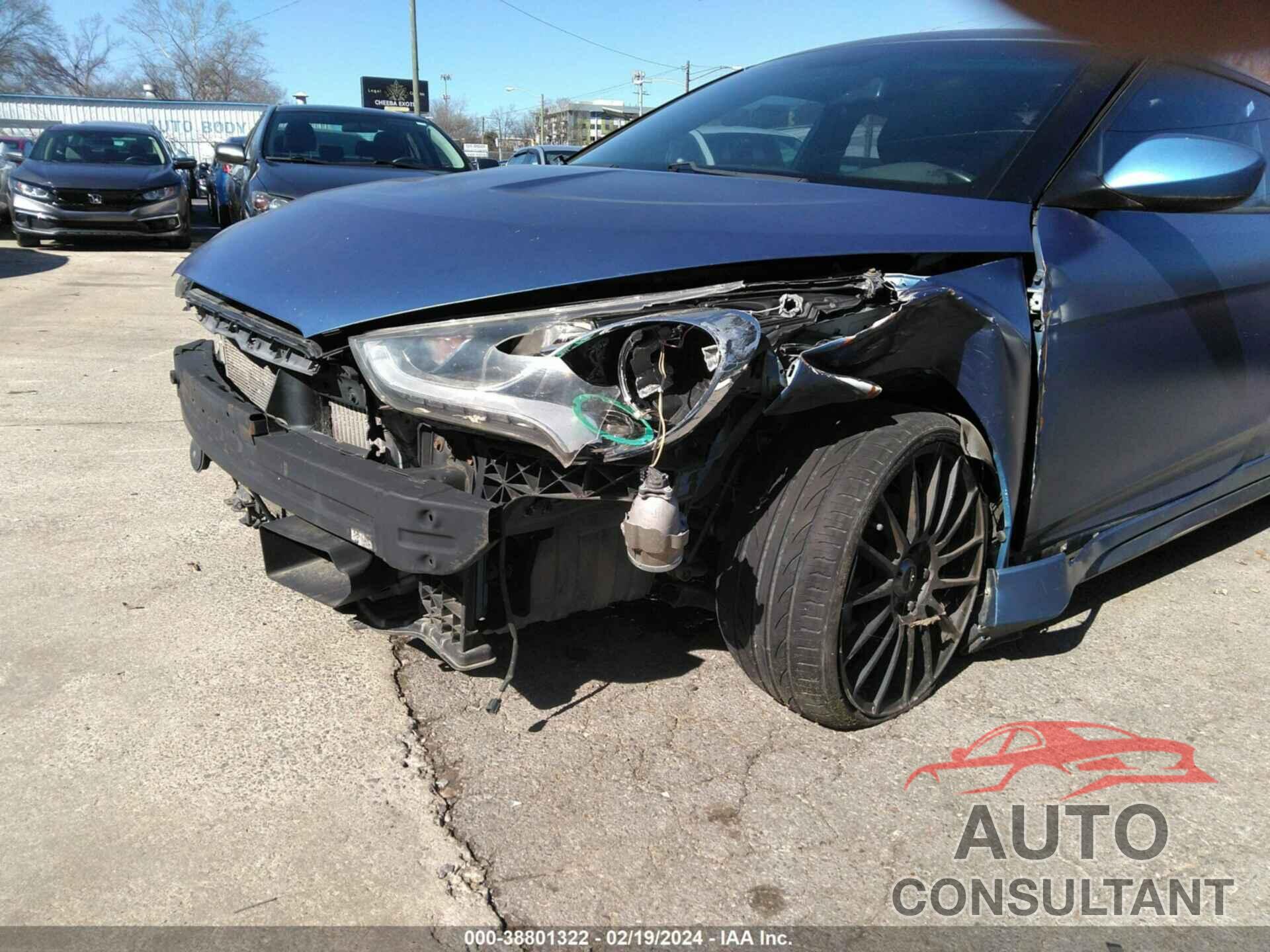 HYUNDAI VELOSTER 2016 - KMHTC6AE7GU252814