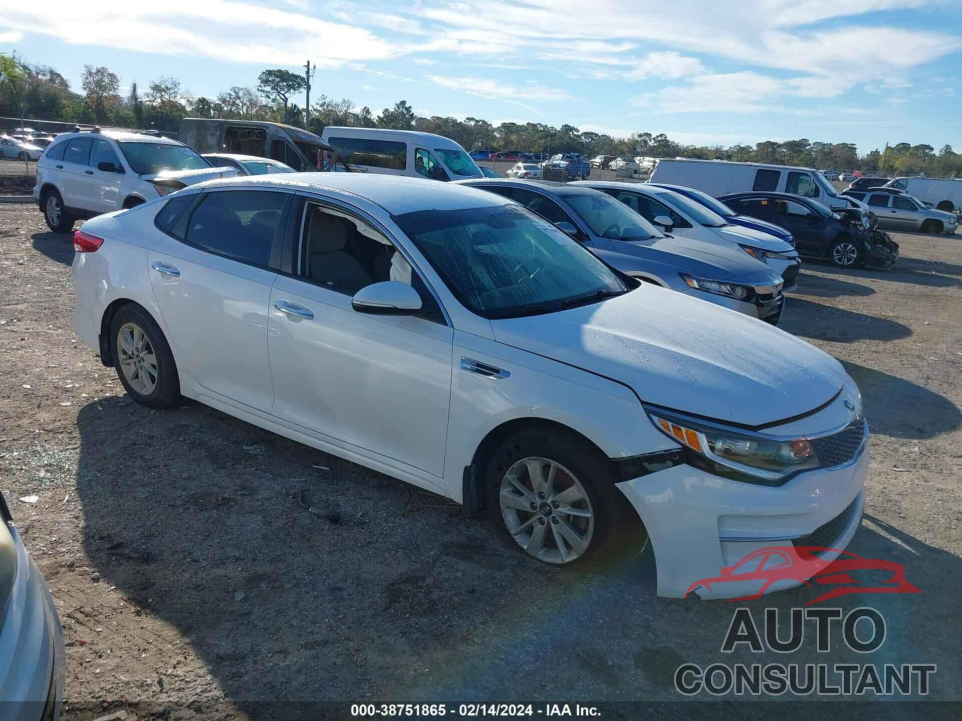 KIA OPTIMA 2016 - 5XXGT4L33GG065355