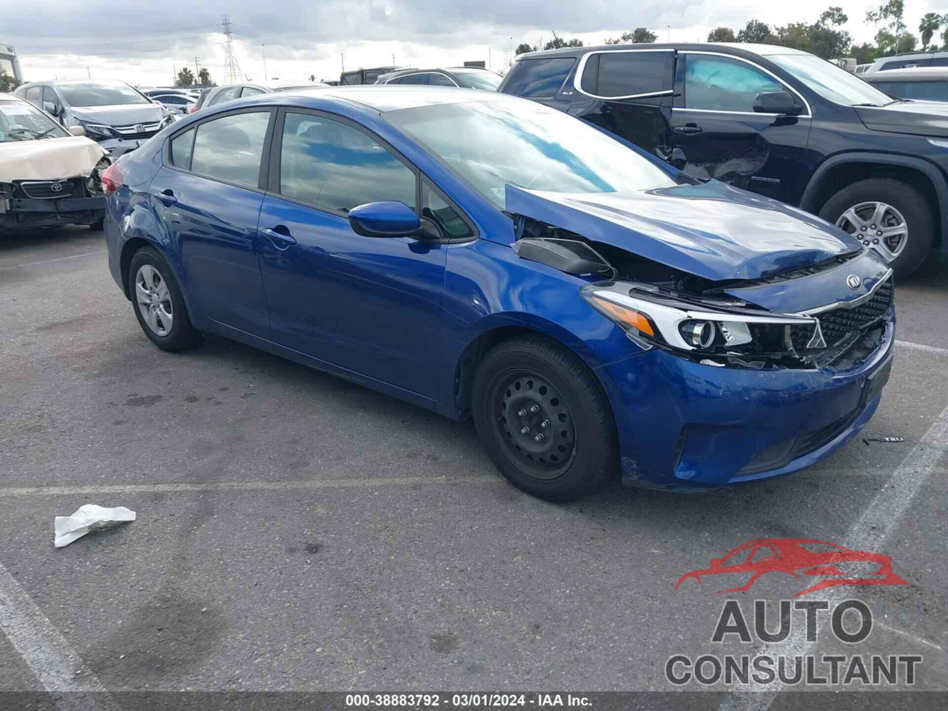 KIA FORTE 2017 - 3KPFK4A79HE140493