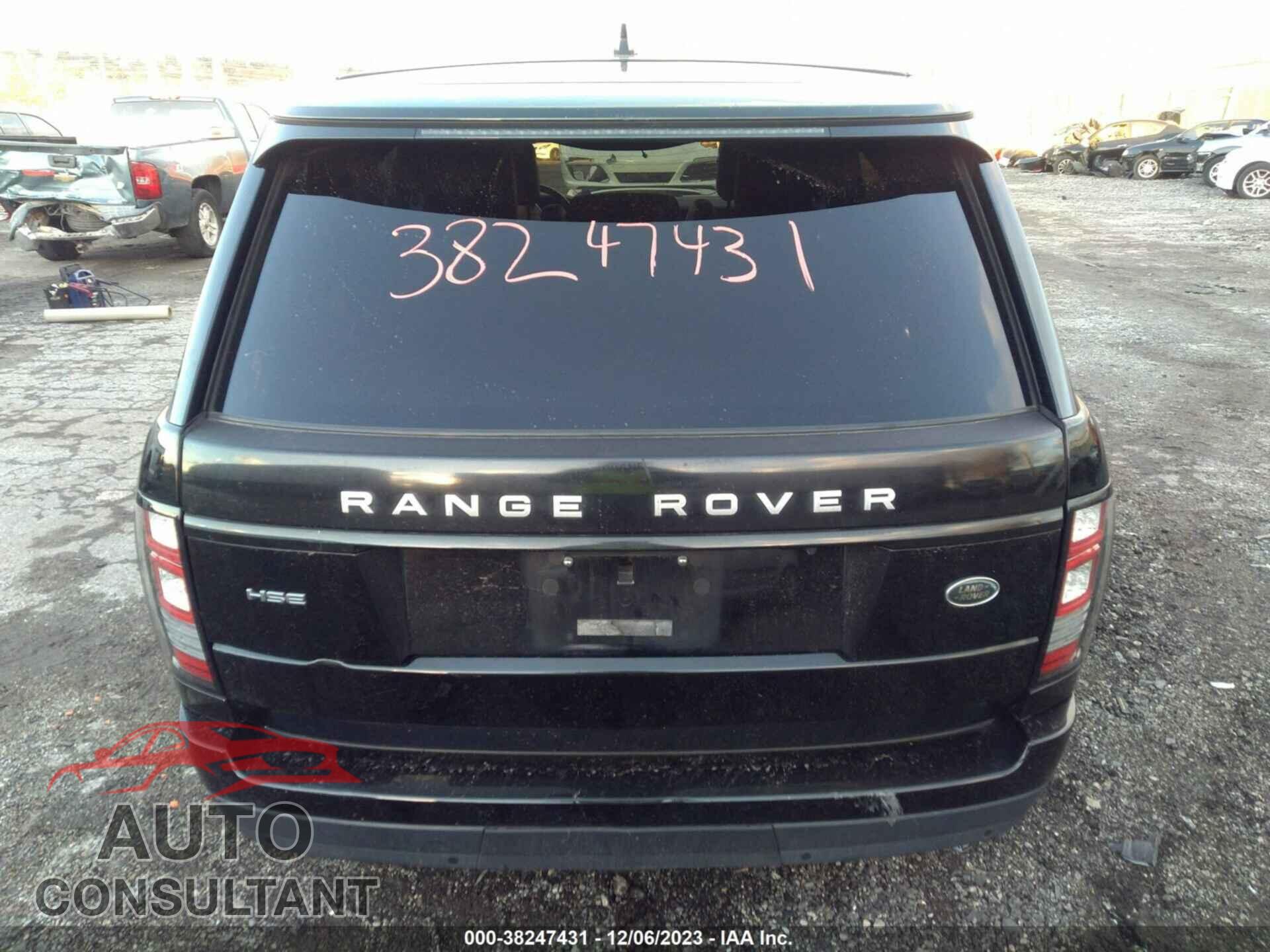 LAND ROVER RANGE ROVER 2016 - SALGS2PFXGA311320