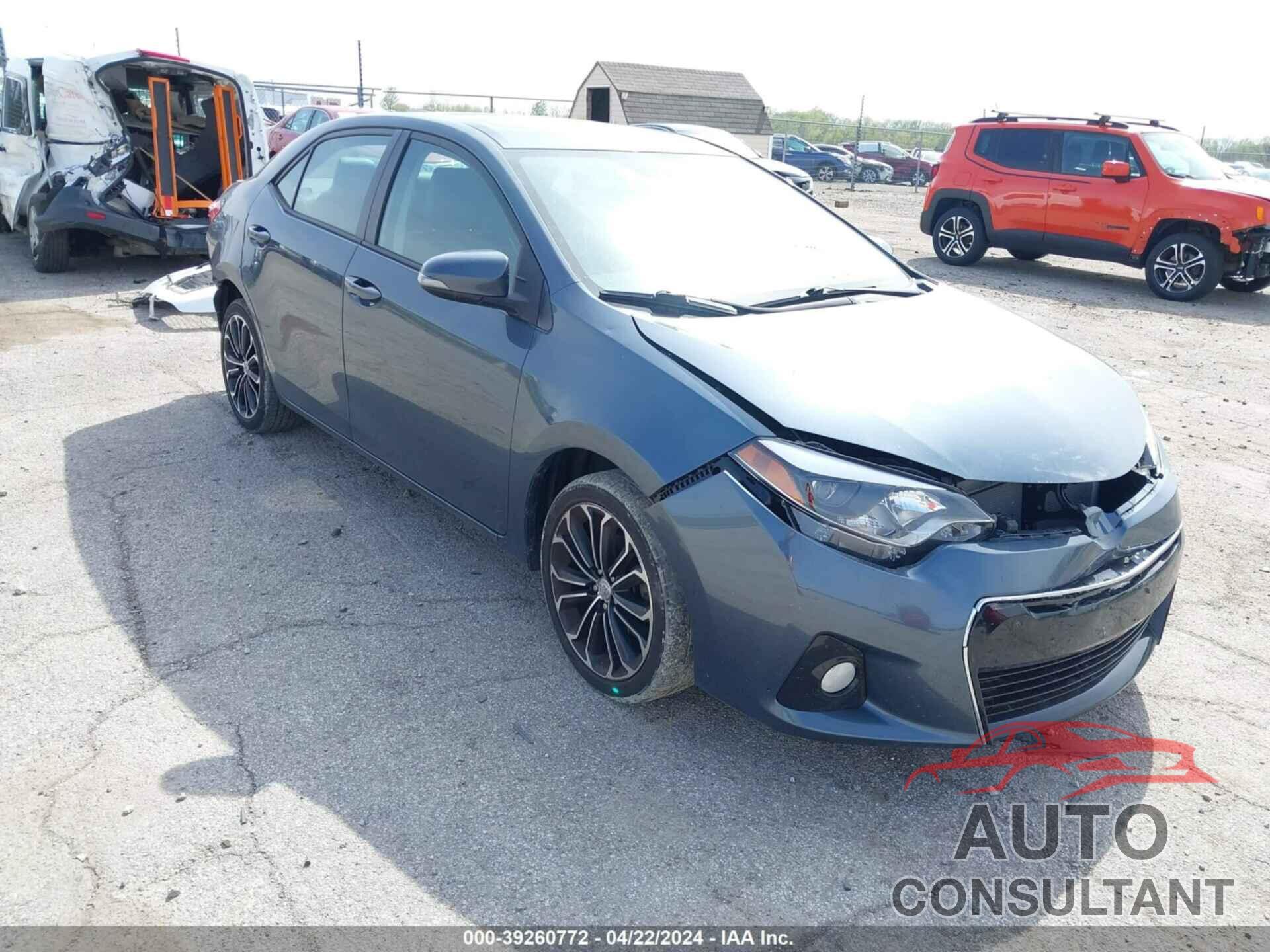 TOYOTA COROLLA 2016 - 2T1BURHE7GC740274