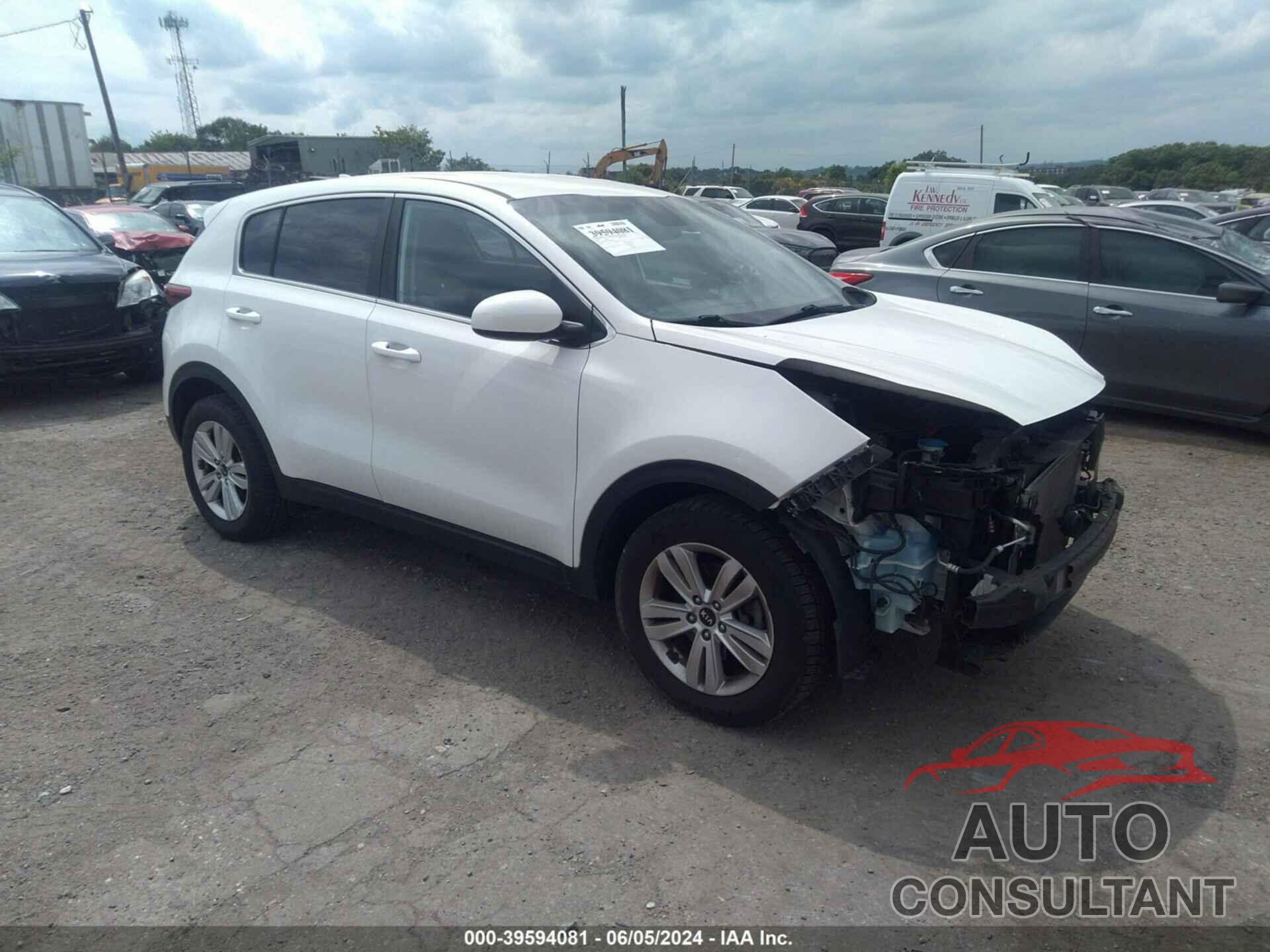 KIA SPORTAGE 2019 - KNDPM3AC6K7598084