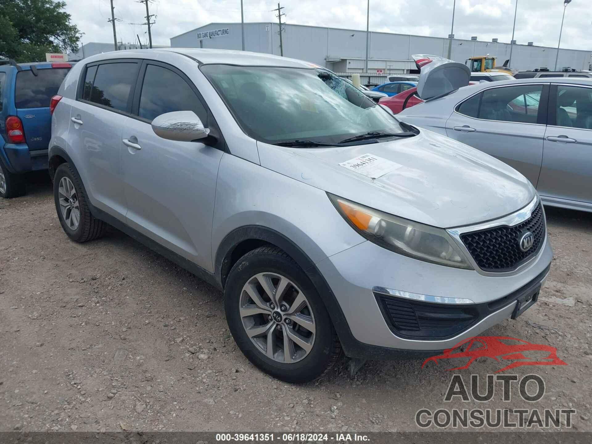 KIA SPORTAGE 2016 - KNDPB3AC6G7820054