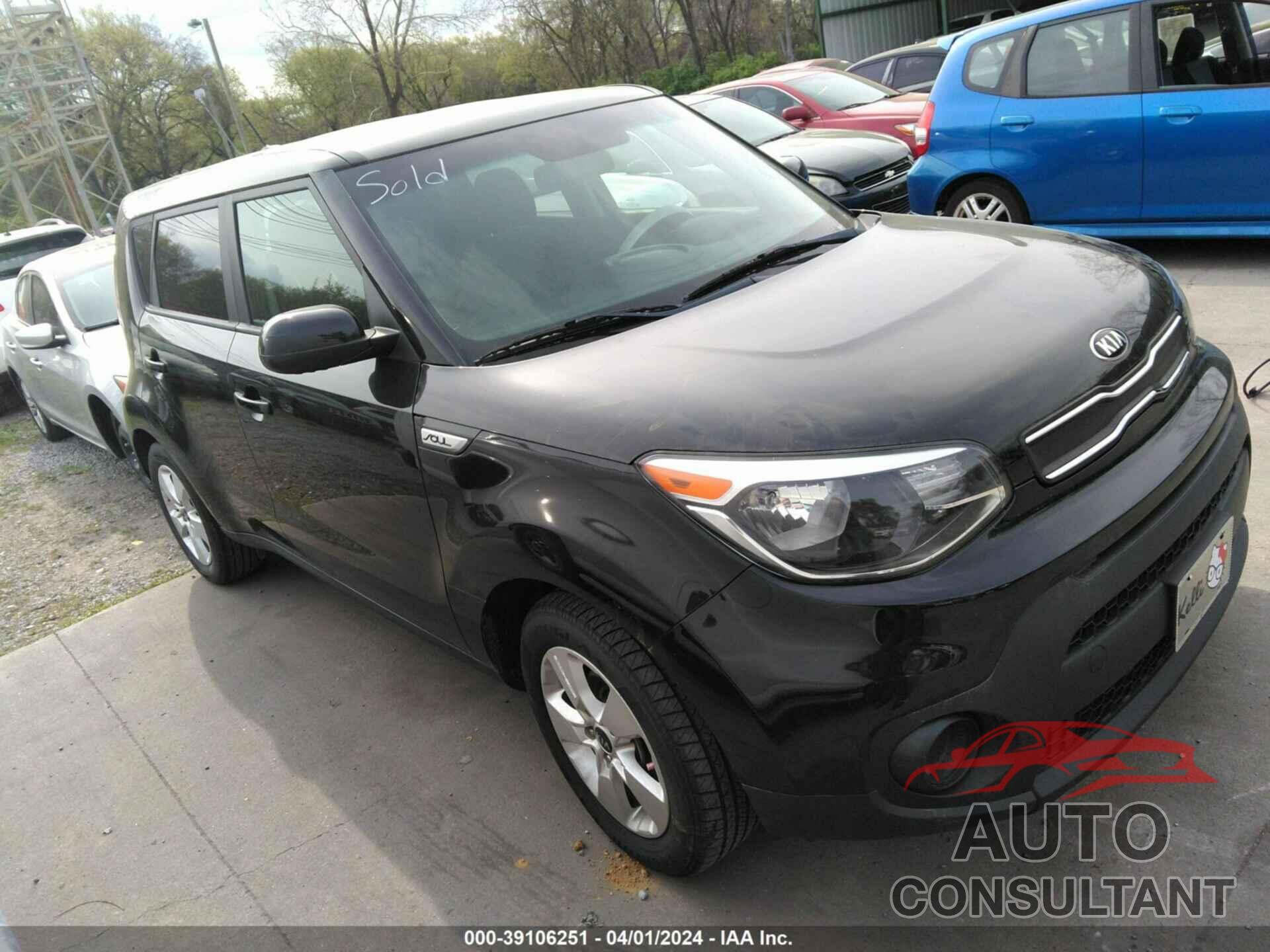 KIA SOUL 2019 - KNDJN2A20K7909335