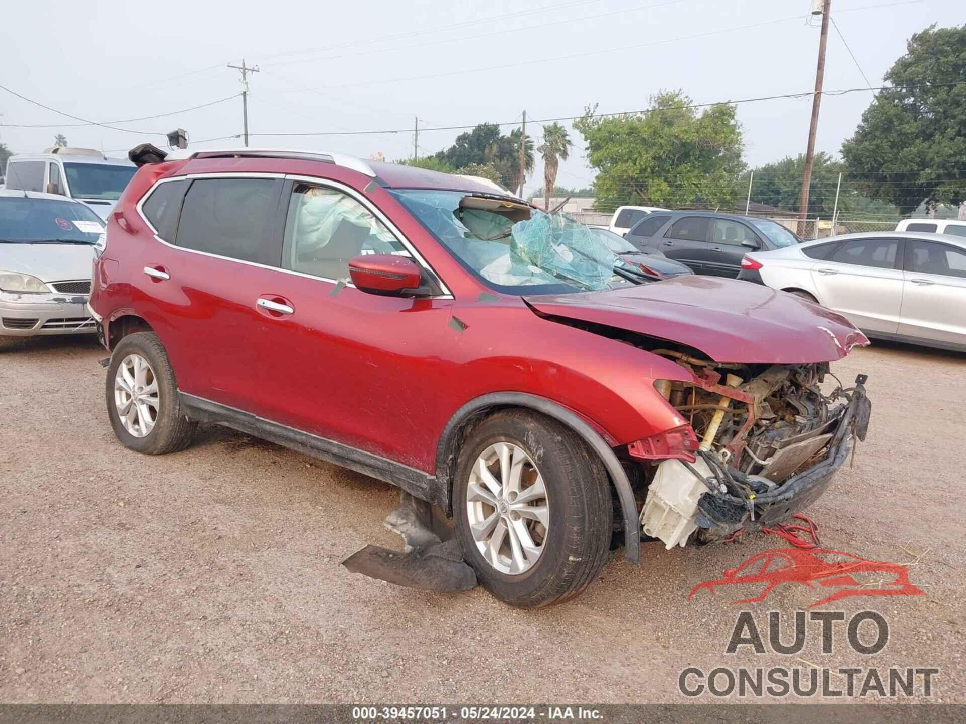 NISSAN ROGUE 2016 - KNMAT2MT6GP646608