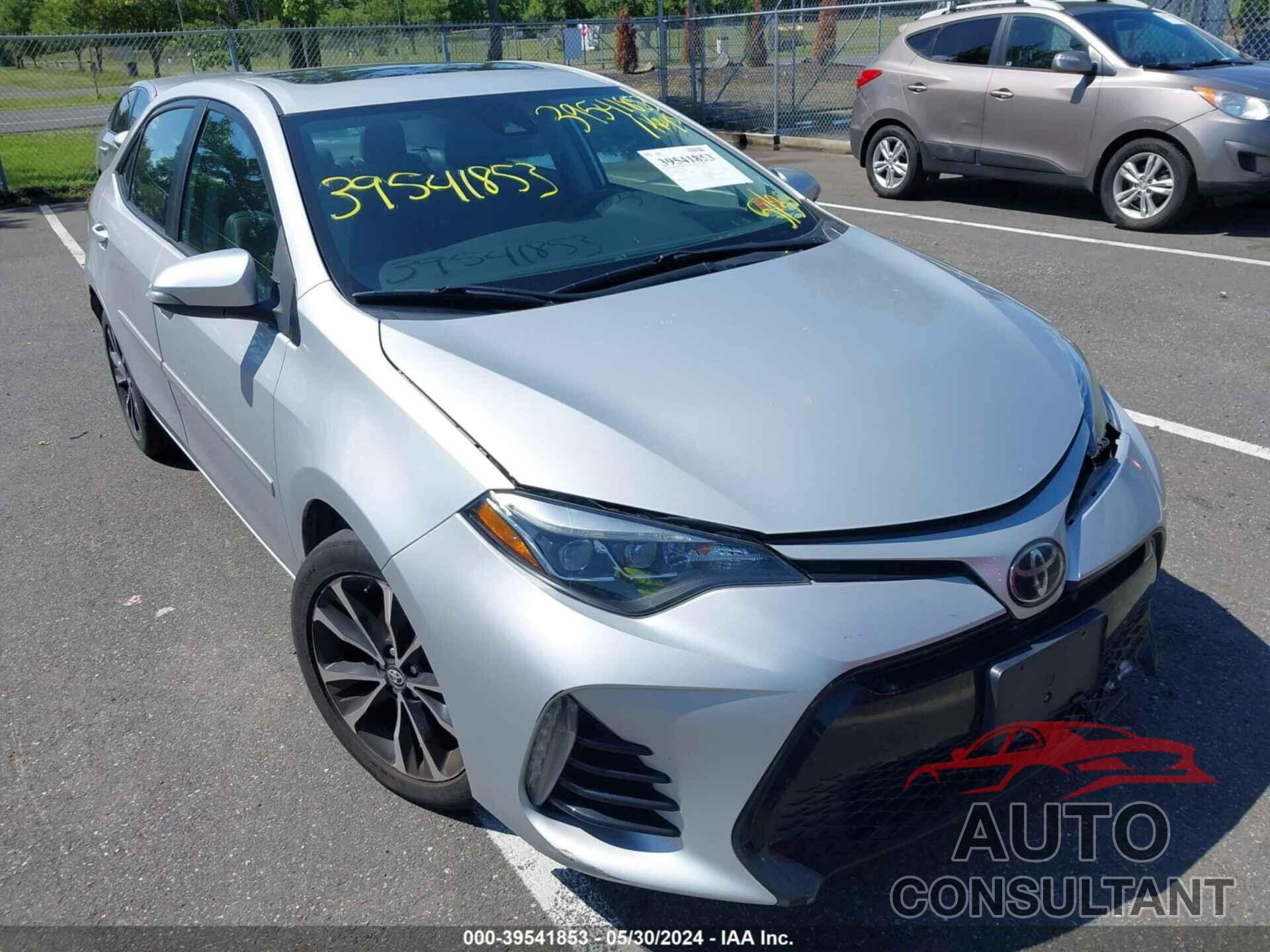 TOYOTA COROLLA 2018 - 2T1BURHE9JC007179
