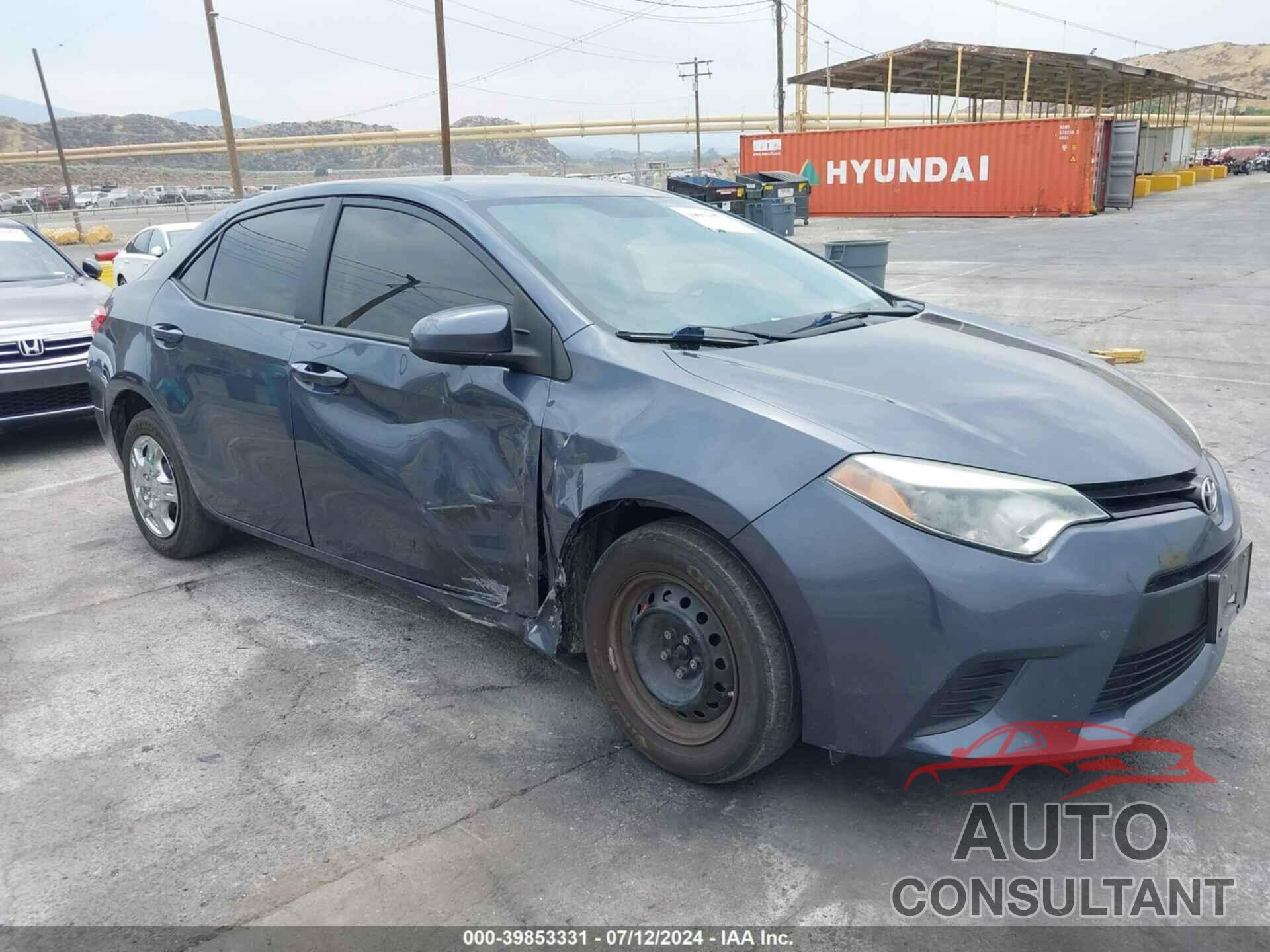 TOYOTA COROLLA 2016 - 5YFBURHE5GP433301