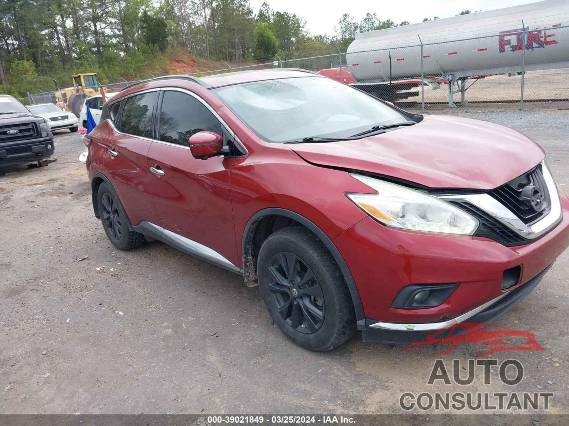 NISSAN MURANO 2017 - 5N1AZ2MG2HN170156