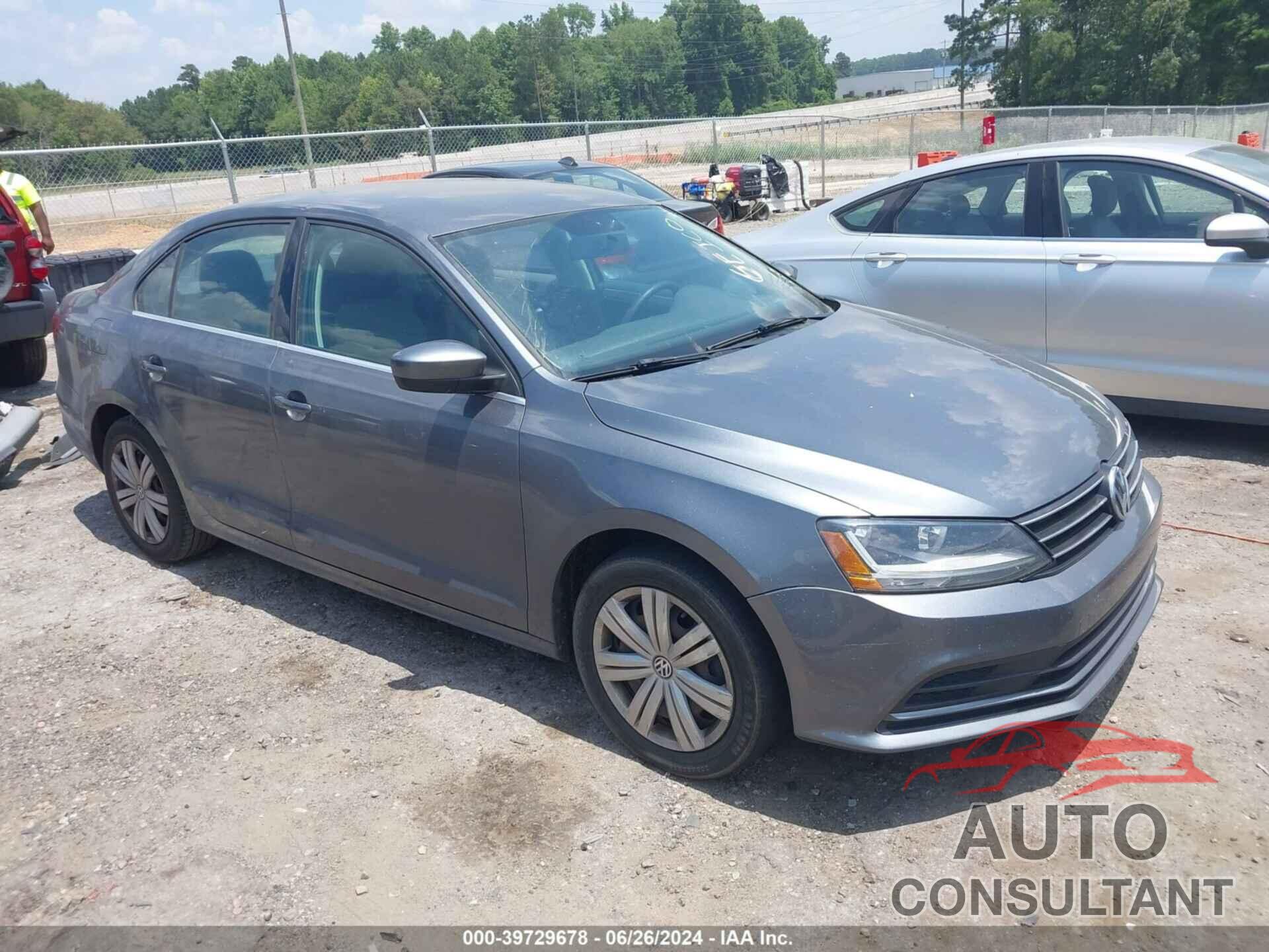 VOLKSWAGEN JETTA 2017 - 3VW2B7AJ0HM392308