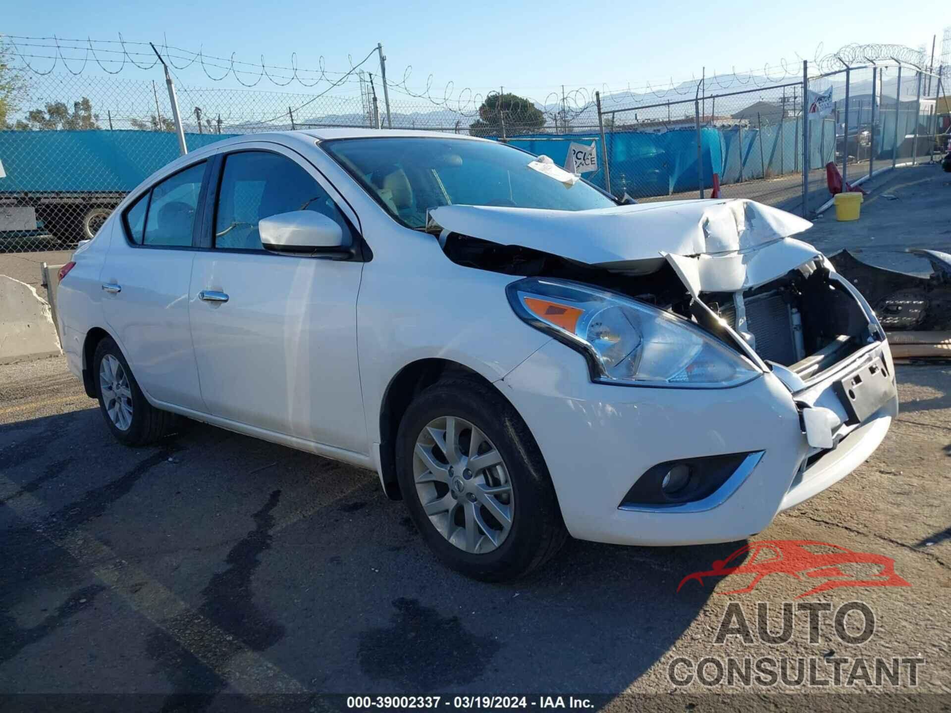 NISSAN VERSA 2019 - 3N1CN7AP6KL809546