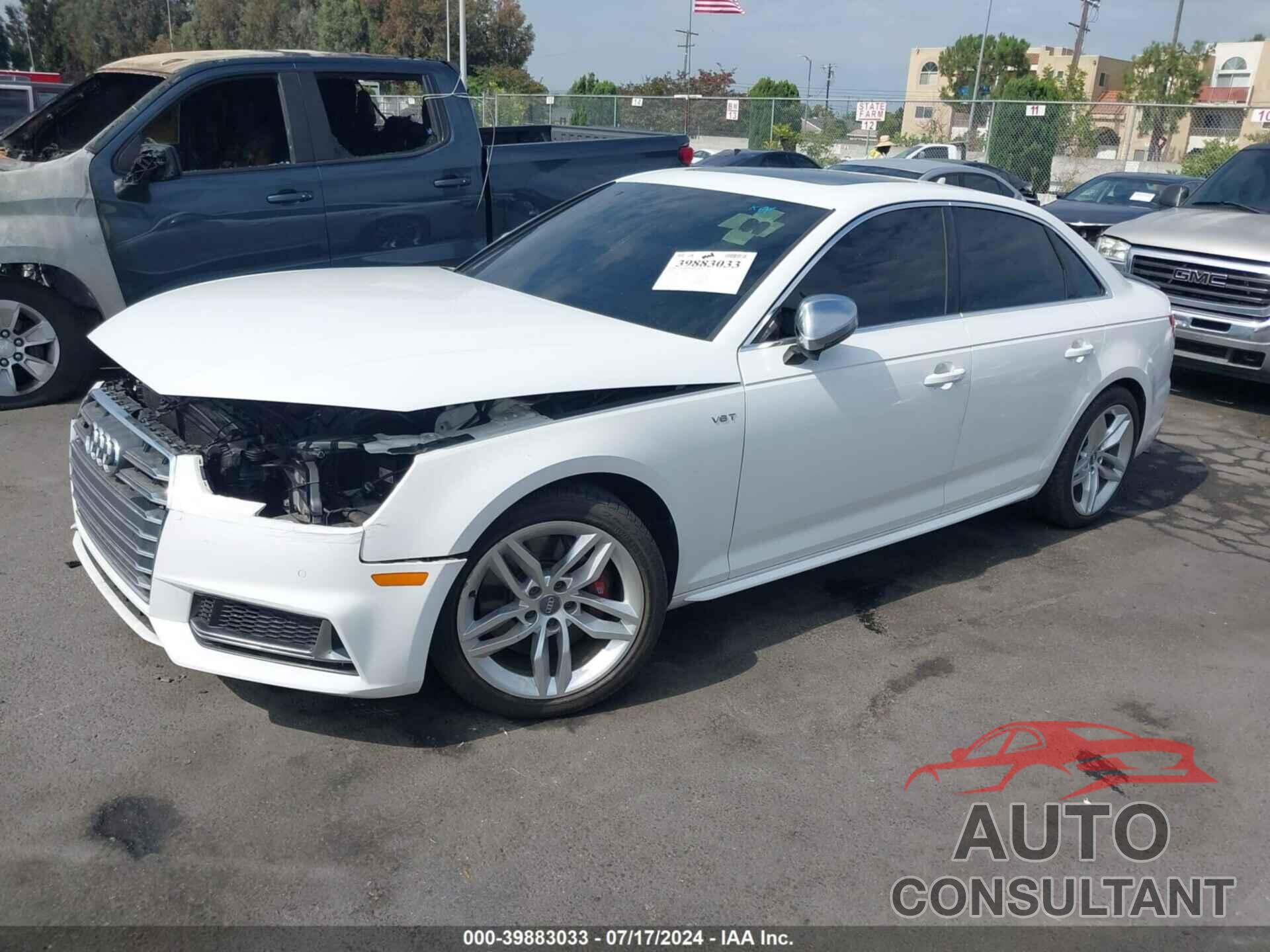 AUDI S4 2018 - WAUB4AF43JA015291